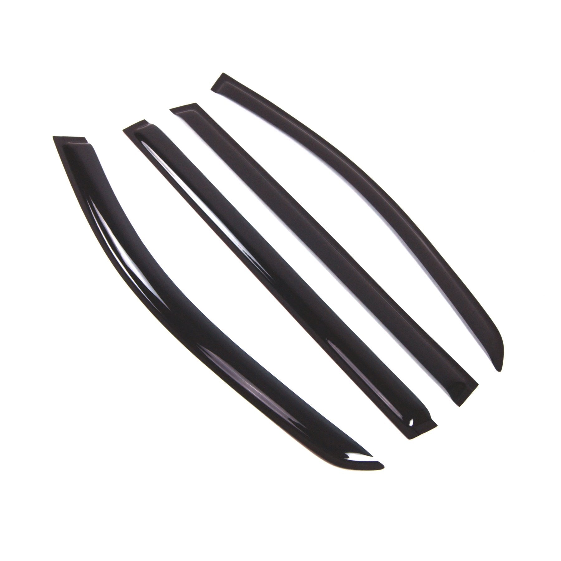 Tuningpros Outside Mount Window Vent Visors Rain Guards Compatible With Mercedes Gl350 Gl450 2007-2012 | Side Window Wind Deflec