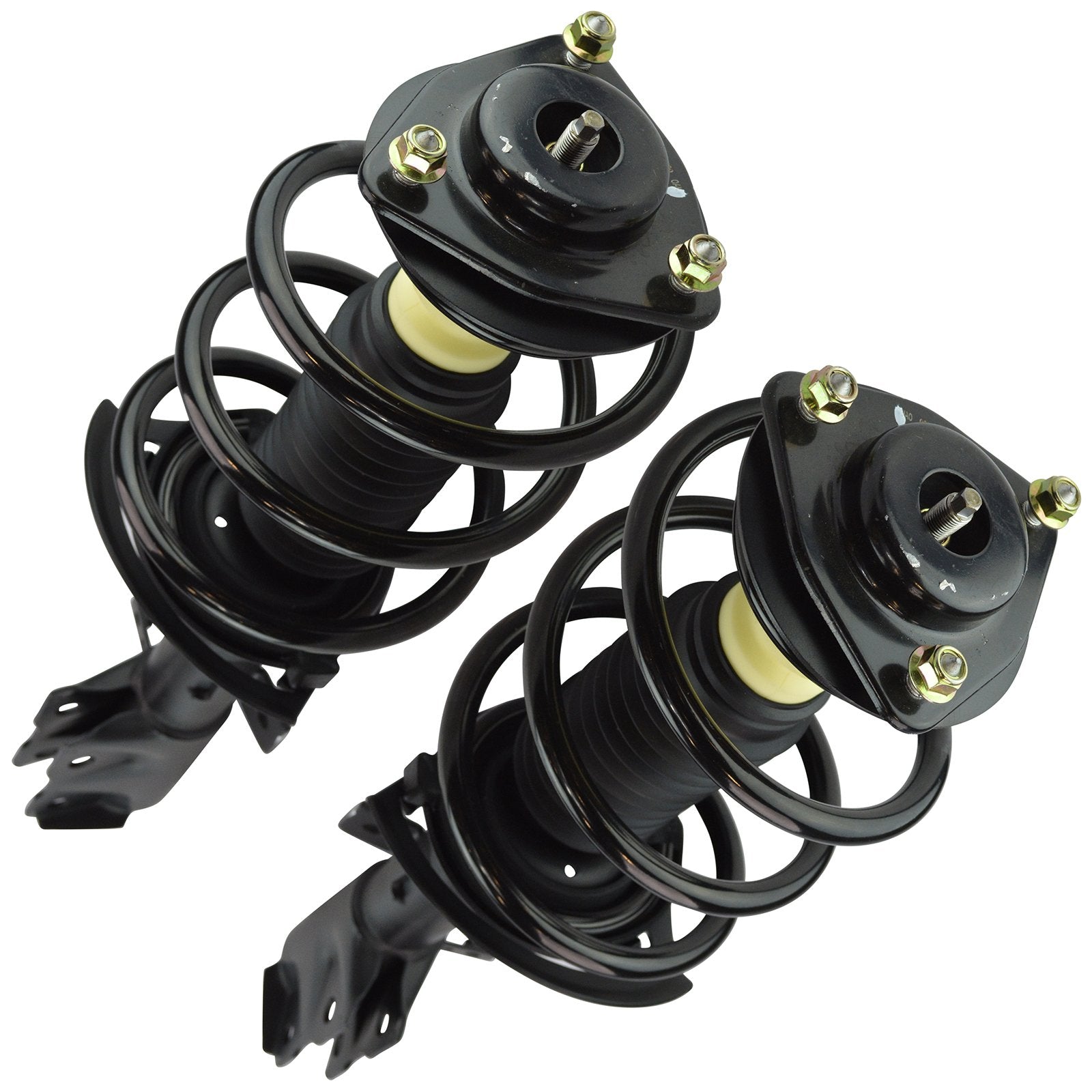 Trq Front Strut & Coil Spring Assembly Set Driver & Passenger Sides Compatible With 11-17 Jeep Compass