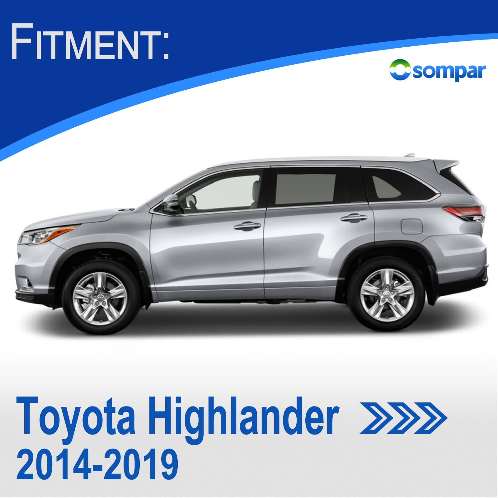 Osompar Console Cup Holder Insert Compatible With 2014-2019 Toyota Highlander Replaces 55618-0E200-C0