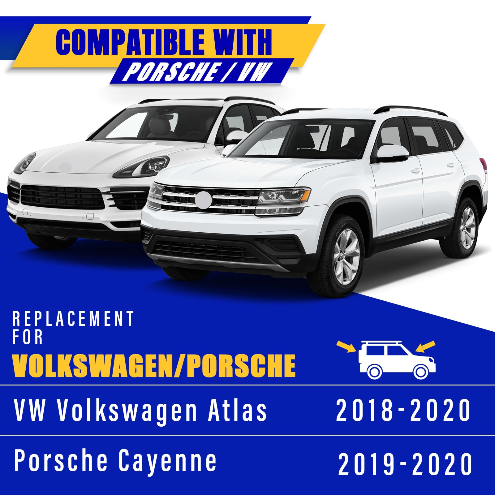 2 Wipers Replacement For 2018-2020 Vw Volkswagen Atlas/2019-2020 Porsche Cayenne Original Equipment Replacement Wiper Blade - 26