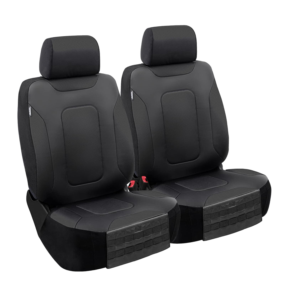 Season Guard Weston Truck Seat Covers; Universal Fit for Large or SUV; Heavy Duty Design; Front and Rear Storage Pockets, Built-
