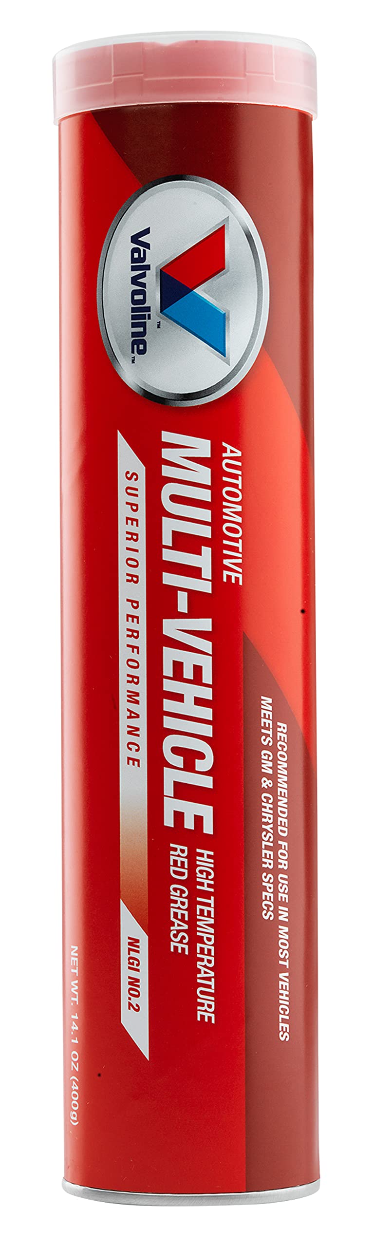 Valvoline Multi-Vehicle High Temperature Red Grease 14.1 Oz Cartridge