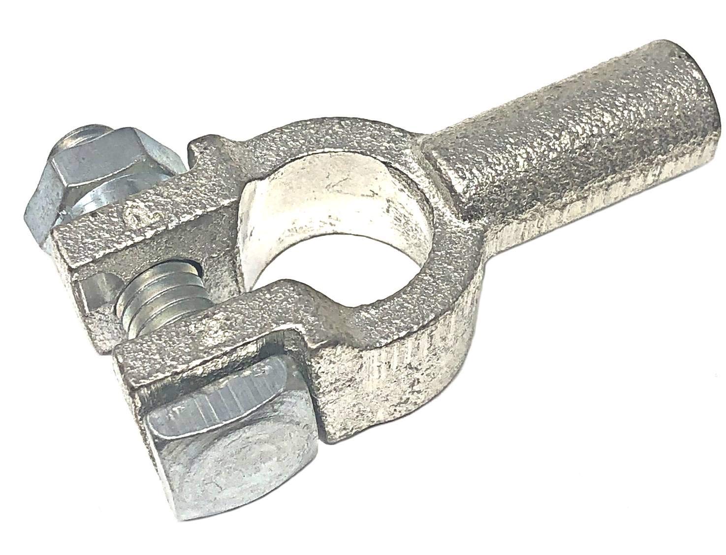 4 Gauge 1 Pair Positive And Negative (+/-) Pure Copper Top Post Battery Cable Ends Terminal Connectors + Dual Wall Adhesive Heat