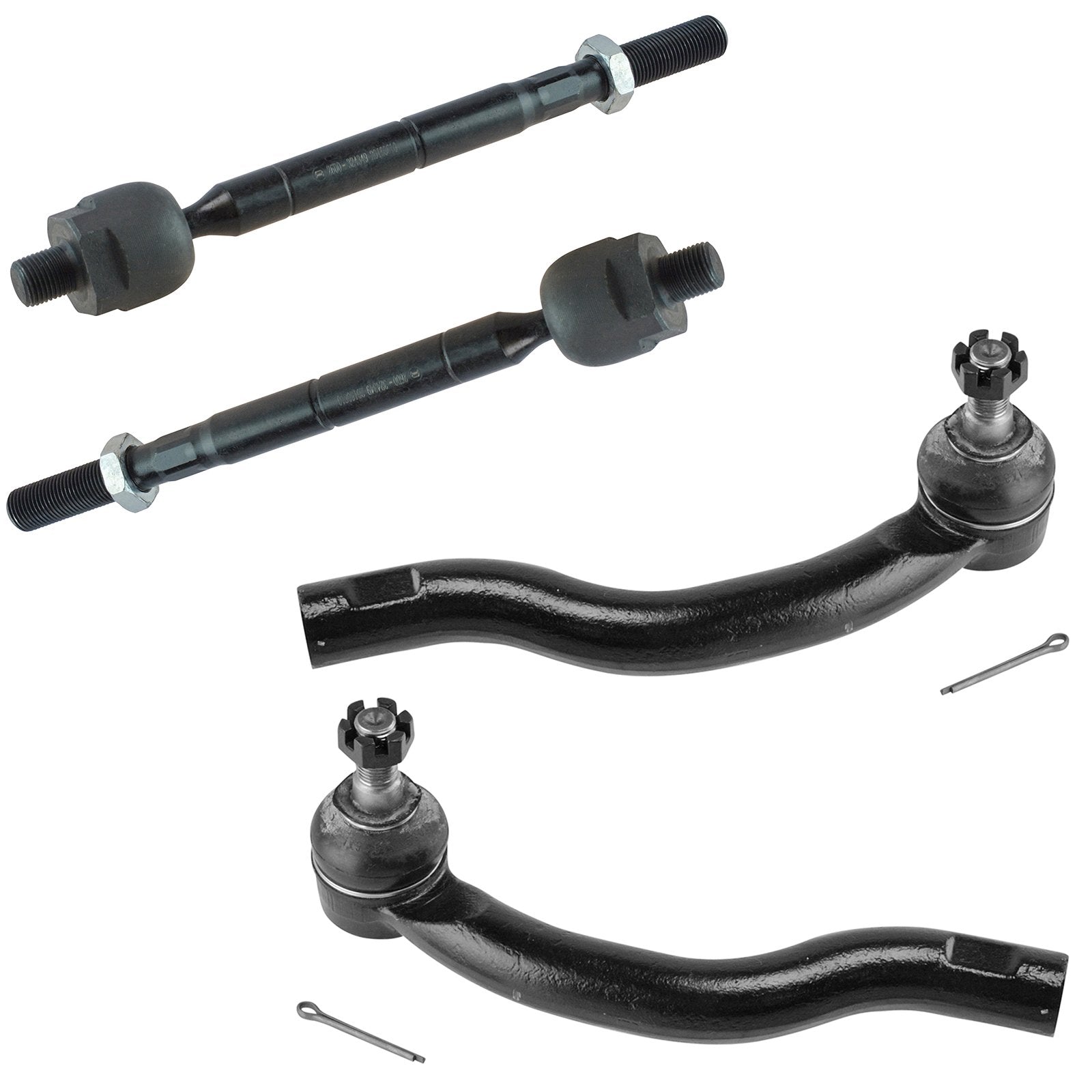 Trq Front Tie Rod Set Compatible With 2006-2018 Toyota Rav4