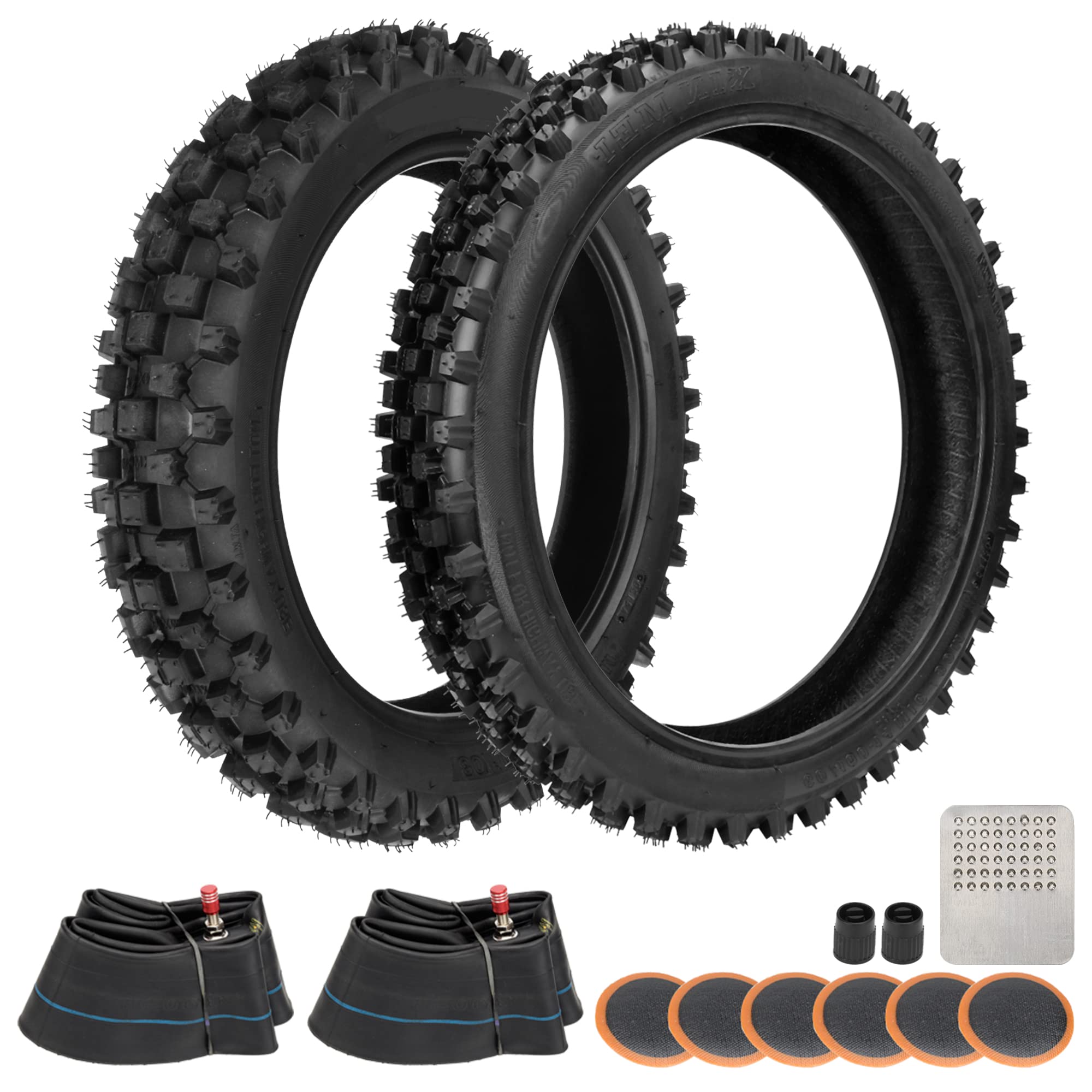 GREHUA 3.00-12 80/100-12 Rear 2.50-14 60/100-14 Front Tire Inner Tube for 90cc 110cc 125cc SSR CRF70 CRF110 XR70 KLX110 KX60 KX6