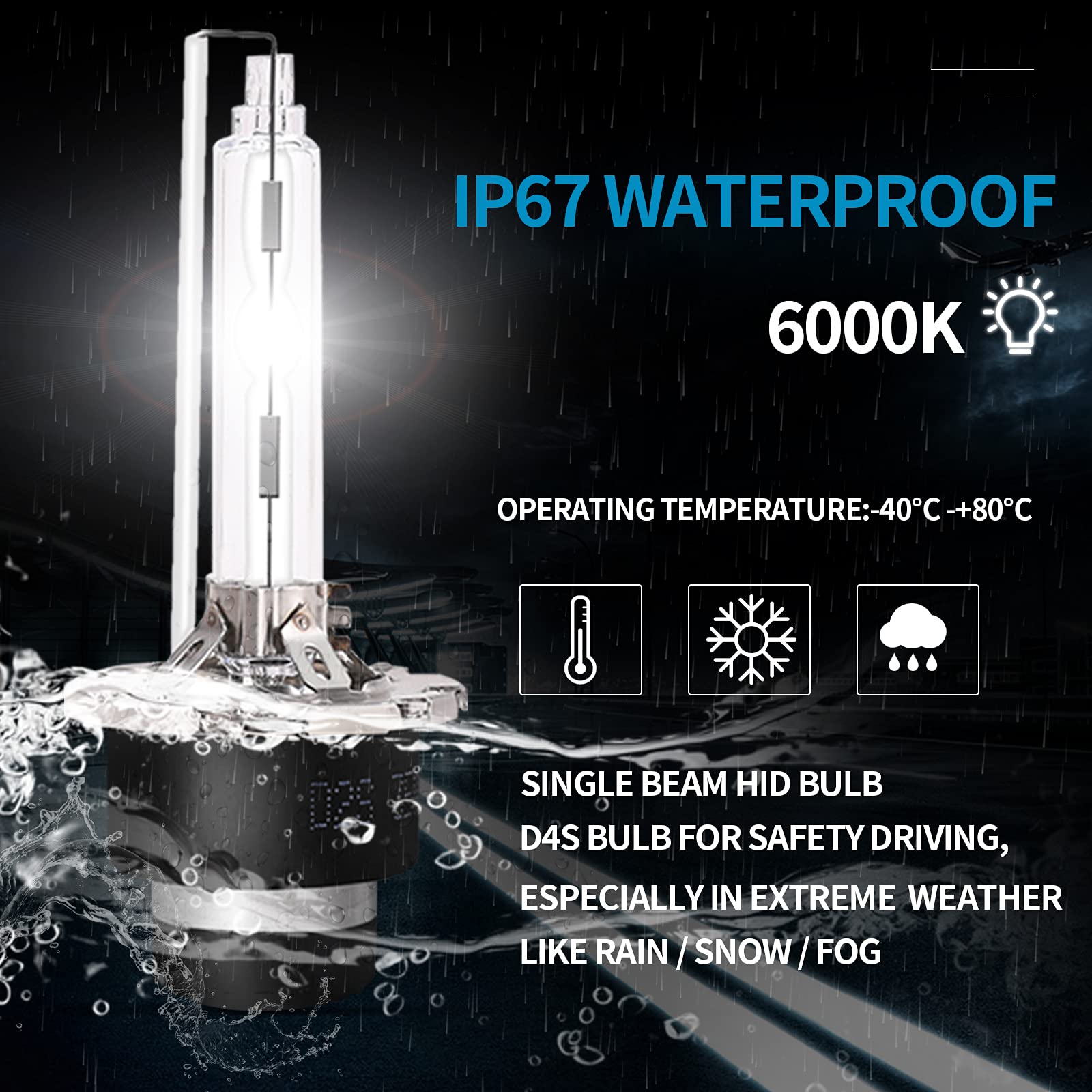 Xenon Hid Headlight Ballast Control Unit With Igniter & D2S Bulb - Compatible With Nissan Altima, 350Z, Maxima, Murano, Rogue, Infiniti G35, G37, Fx35- Replaces 28474-8991A 28474-89904 Nzmns111Lan