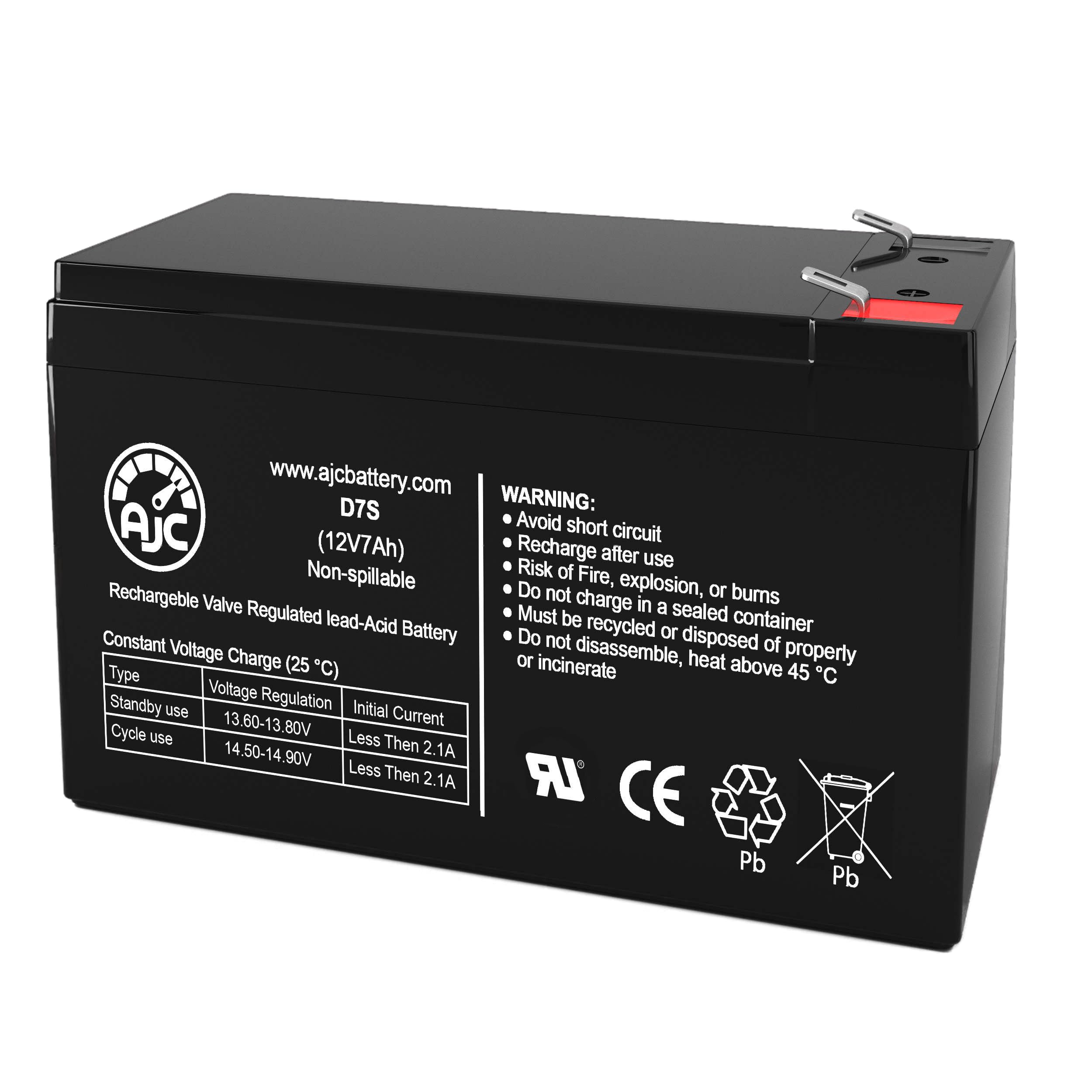 Ajc Battery Compatible With Toyo 6Fm7 12V 7Ah Sealed Lead Acid Battery