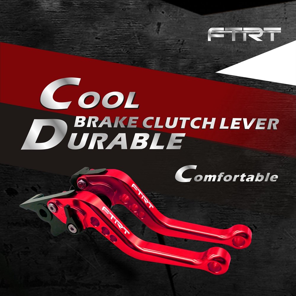 Ftrt Short Brake Clutch Levers Compatible With Cbr600 F2,F3,F4,F4I 1991-2007, Shadow750 97-04, Cb599/Cb600 Hornet 98-06,Cb400 20