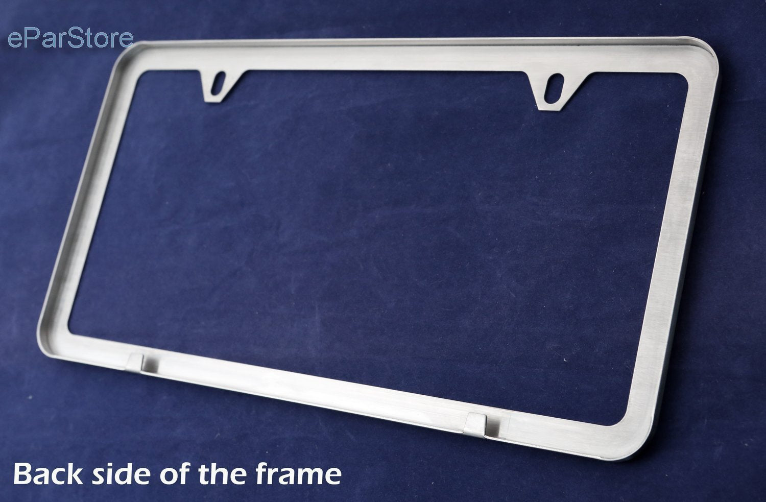 eVerPlate Slim Stainless Steel License Plate Frame - German Flag Emblem - 12"x6" Size - Durable Metal Design