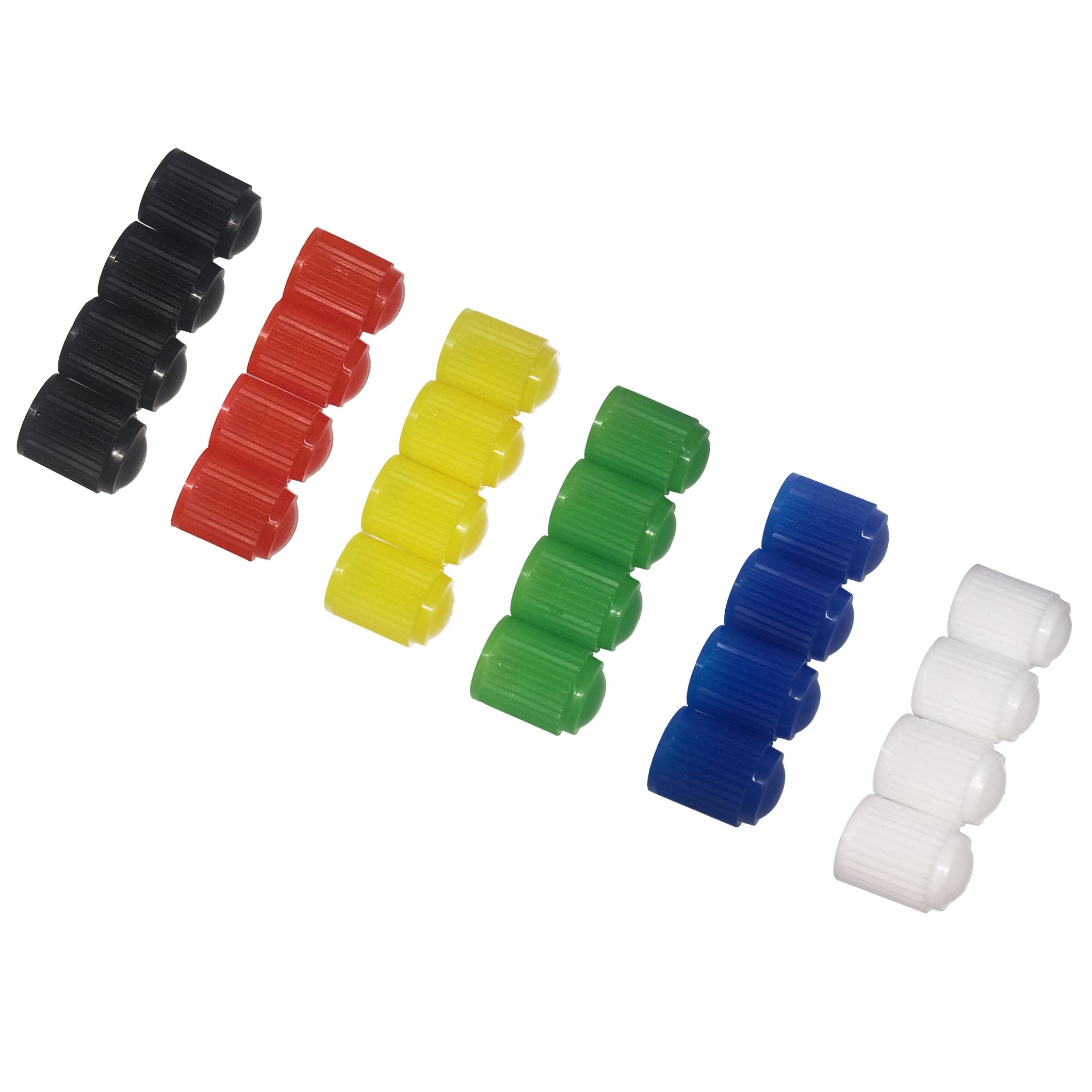 Godeson Plastic Valve Stem Cap For Car, Motorbike, Trucks And Bicycles(Pack Of 5Pcs)