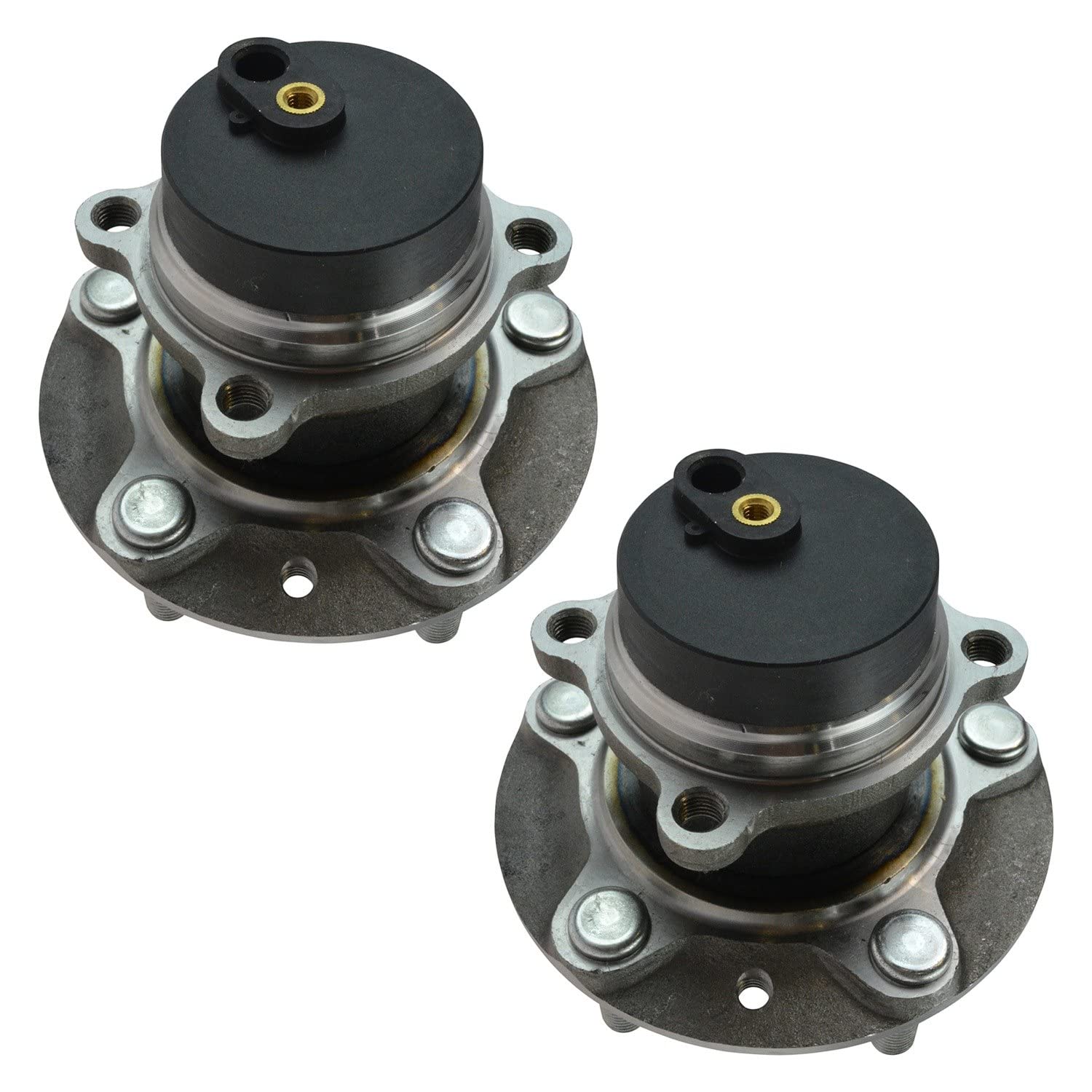 Trq Front Wheel Hub Bearings Assembly Set Compatible With 2009-2011 Mazda Rx-8