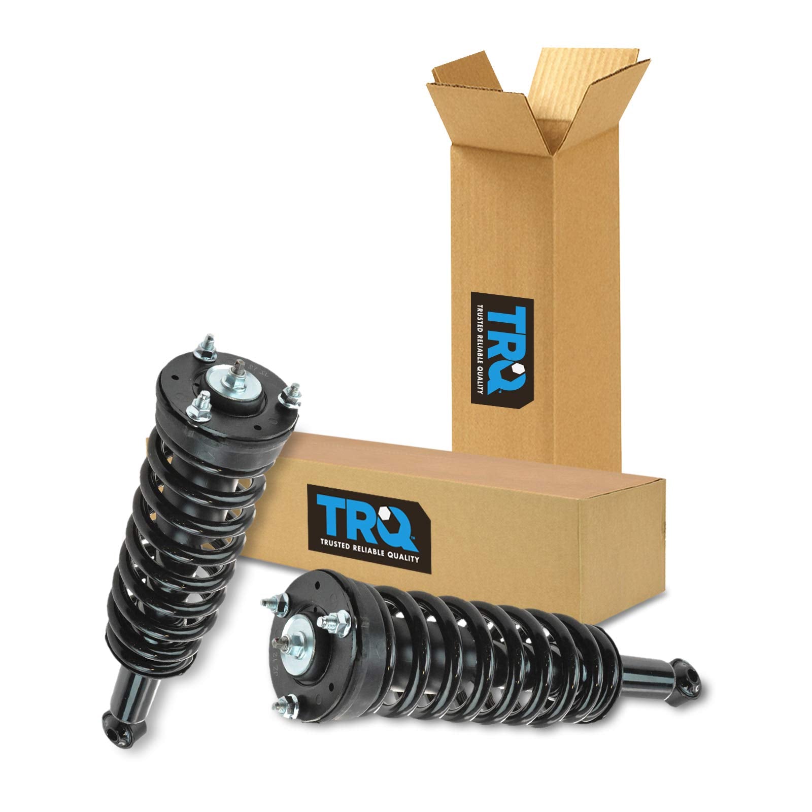 Trq Front Strut & Coil Spring Assembly Set Driver & Passenger Sides Compatible With 04-12 Chevrolet Colorado Gmc Canyon