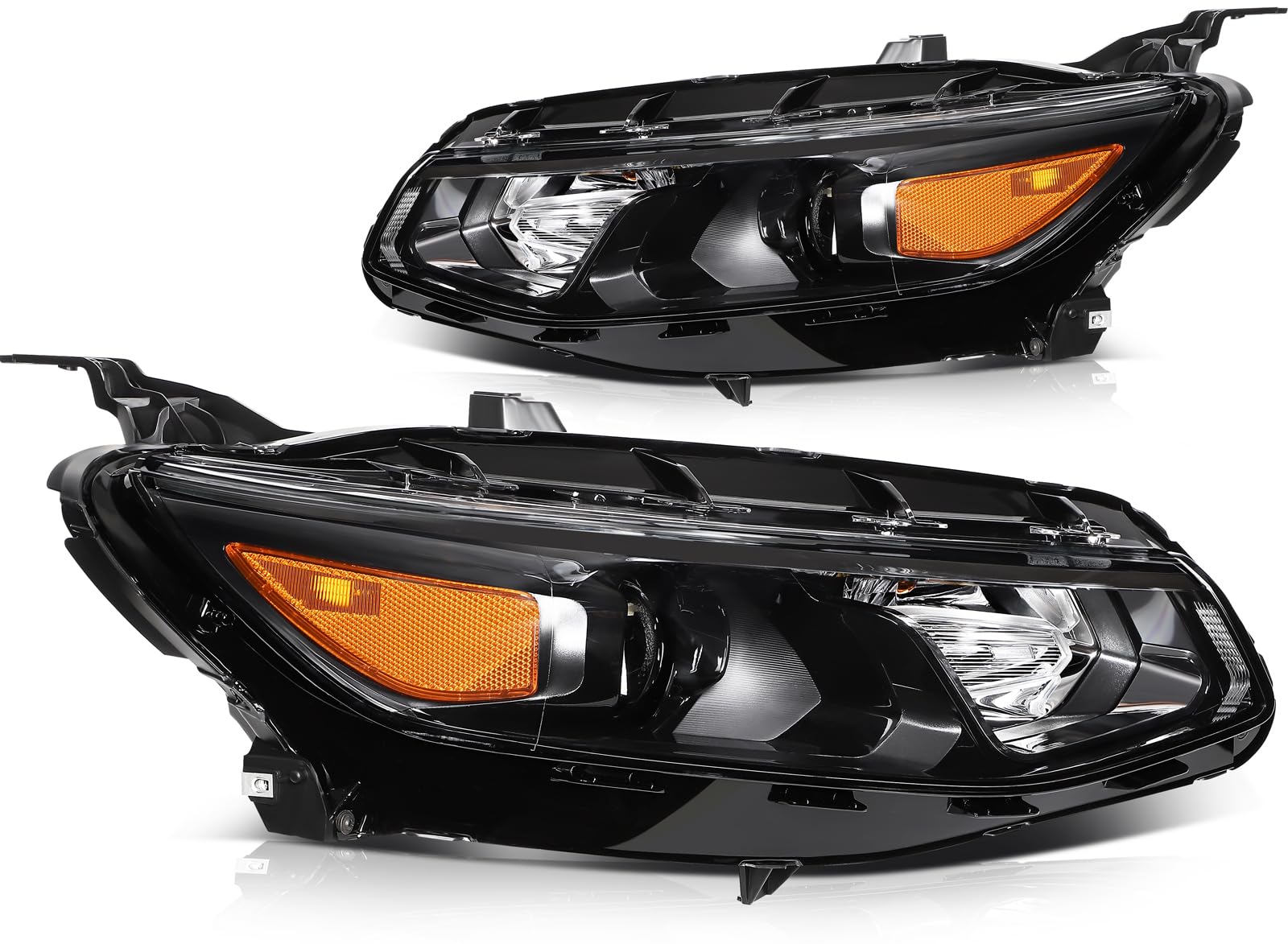 LBRST Headlights Fit 2016-2018 for Malibu Driver & Passenger Side Headlight Assembly 84324411