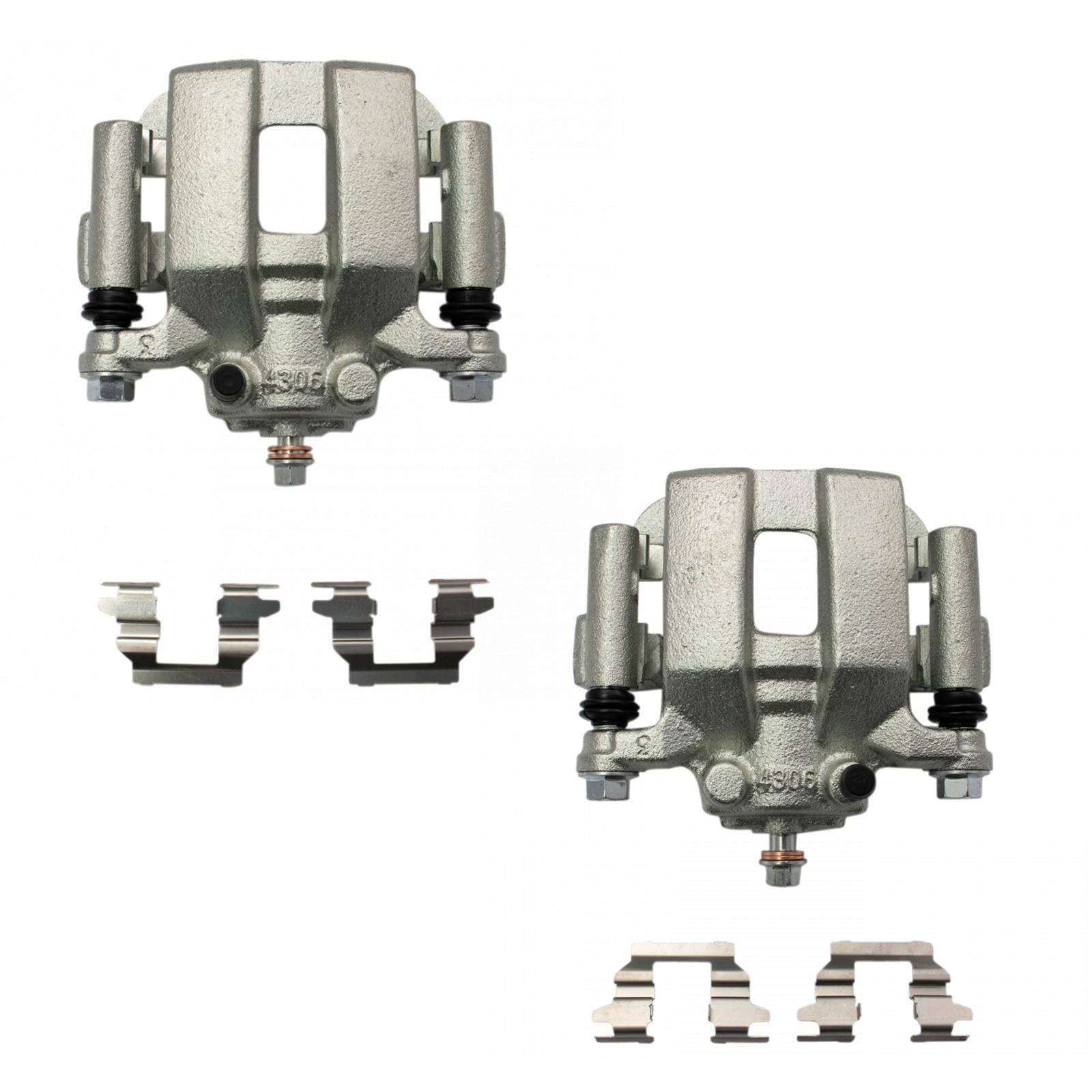 Trq Rear Brake Caliper Set Compatible With 2003-2005 Infiniti G35 Nissan 350Z 2003-2007 Murano 2004-2009 Quest