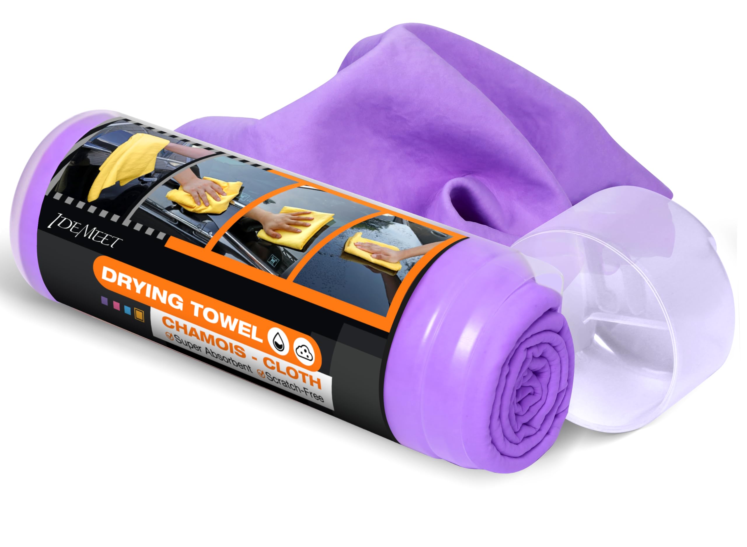 Premium Car Drying Towel, Super Absorbent 26 ''X17 '' Large Chamois Cloth Shammy Towel For Vehicle, Reusable Chamois Shammy Clot