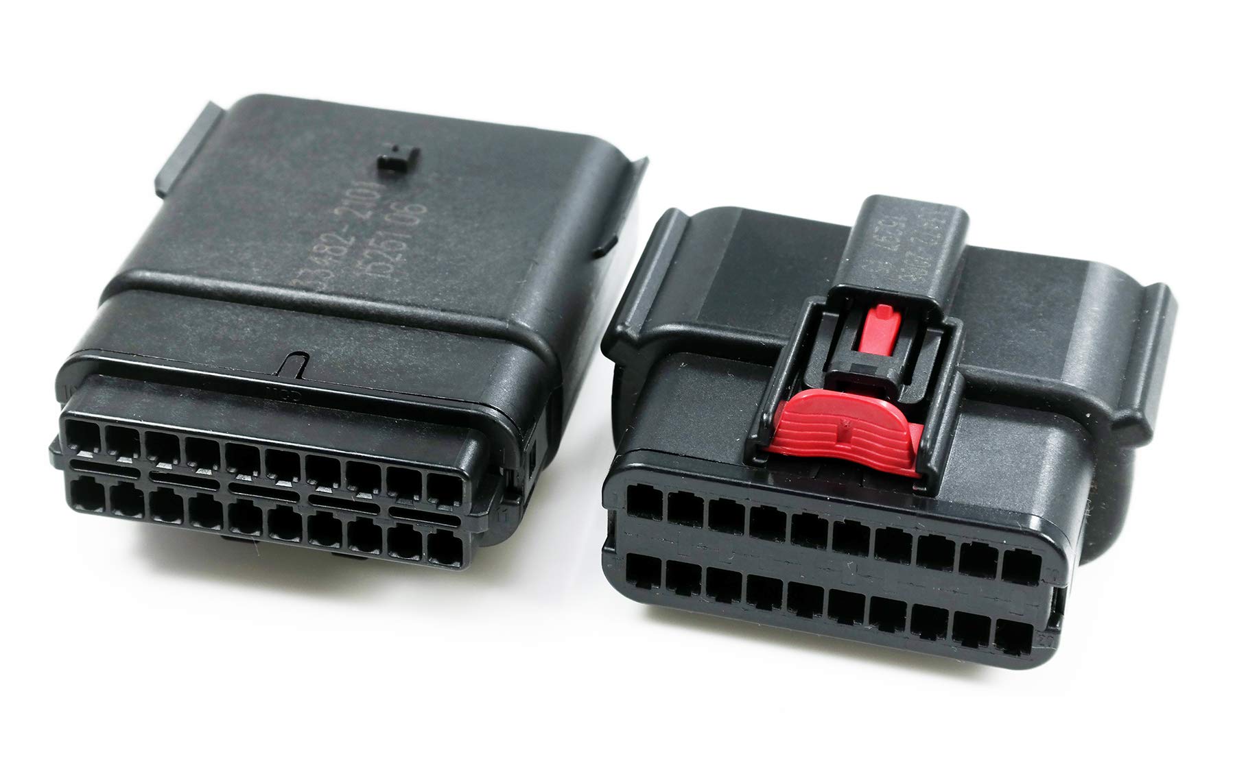 Molex 20 Pin Wire Connector, Harley Black Waterproof, Sealed Kit, Mx150 W/Cpa