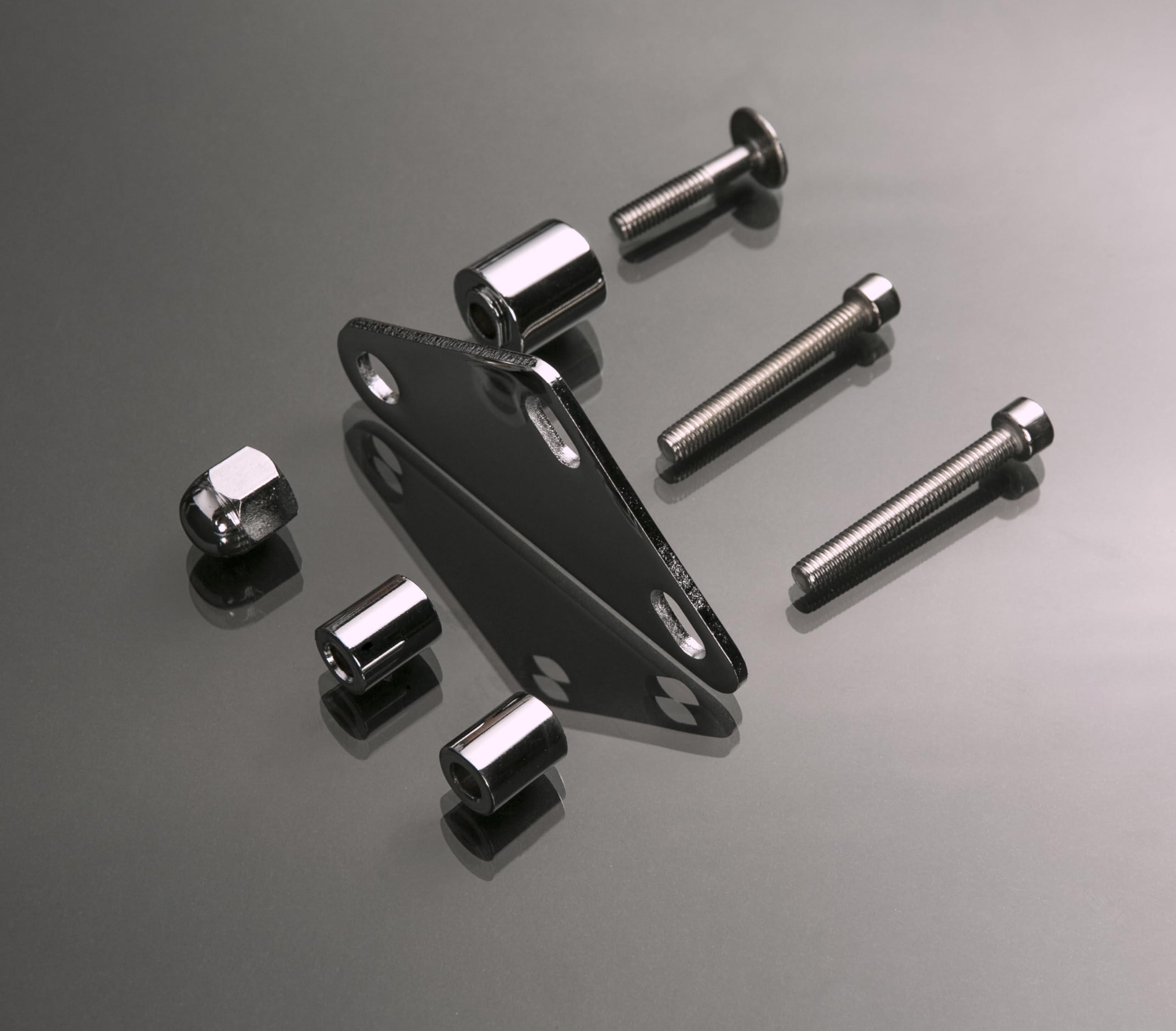 Kruzer Kaddy 1025 Chrome Skull Mount,1 Pack