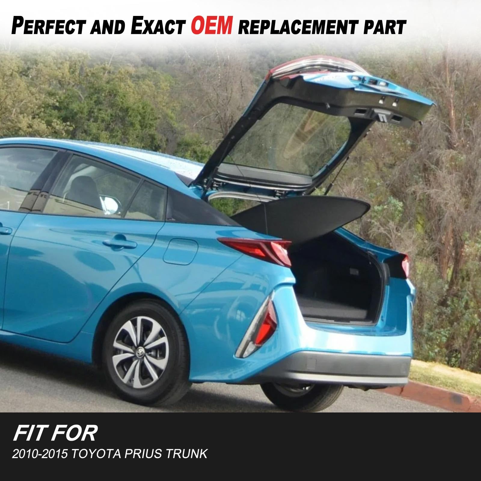 Vepagoo Pm1123 Rear Back Hatch Gas Struts Toyota 2010-2015 Prius, Plug-In Prius Gas Shock Liftgate Tailgate Rear Door Lift Suppo