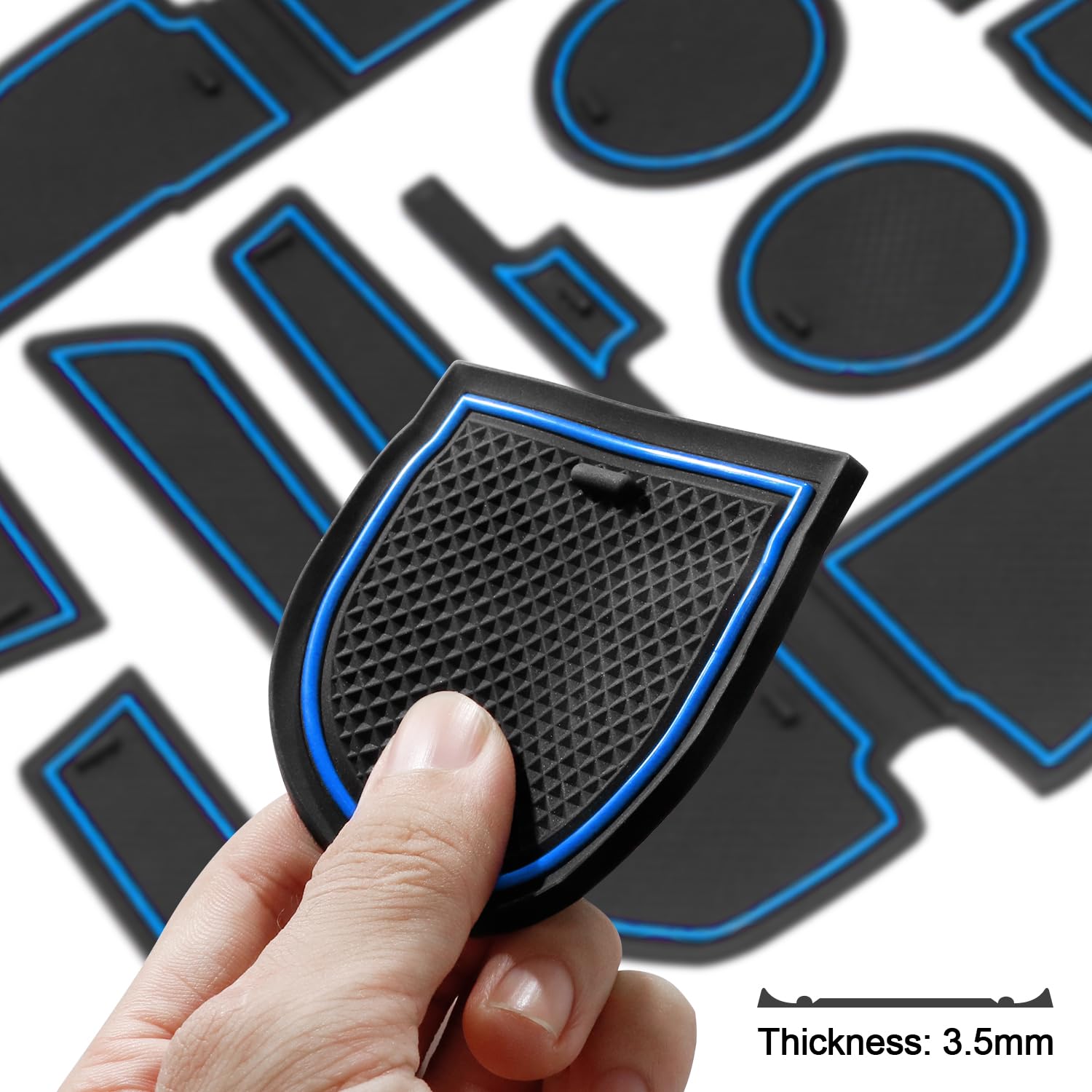 Mochent Cup Holder Insert For Subaru Crosstrek 2023 2022 2021 2020 2019 2018 And For Subaru Impreza 2017-2023 Center Console Mat