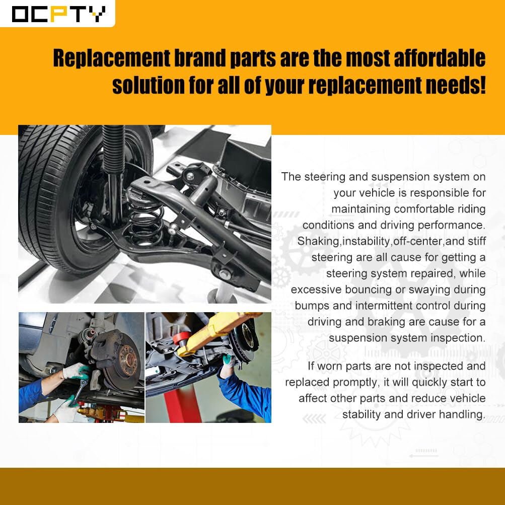 Ocpty - New 4-Piece 1988-1998 For Vw For Jetta 1993-1997 For Passat (2) Front Lower Ball Joint (2) Front Outer Tie Rod End