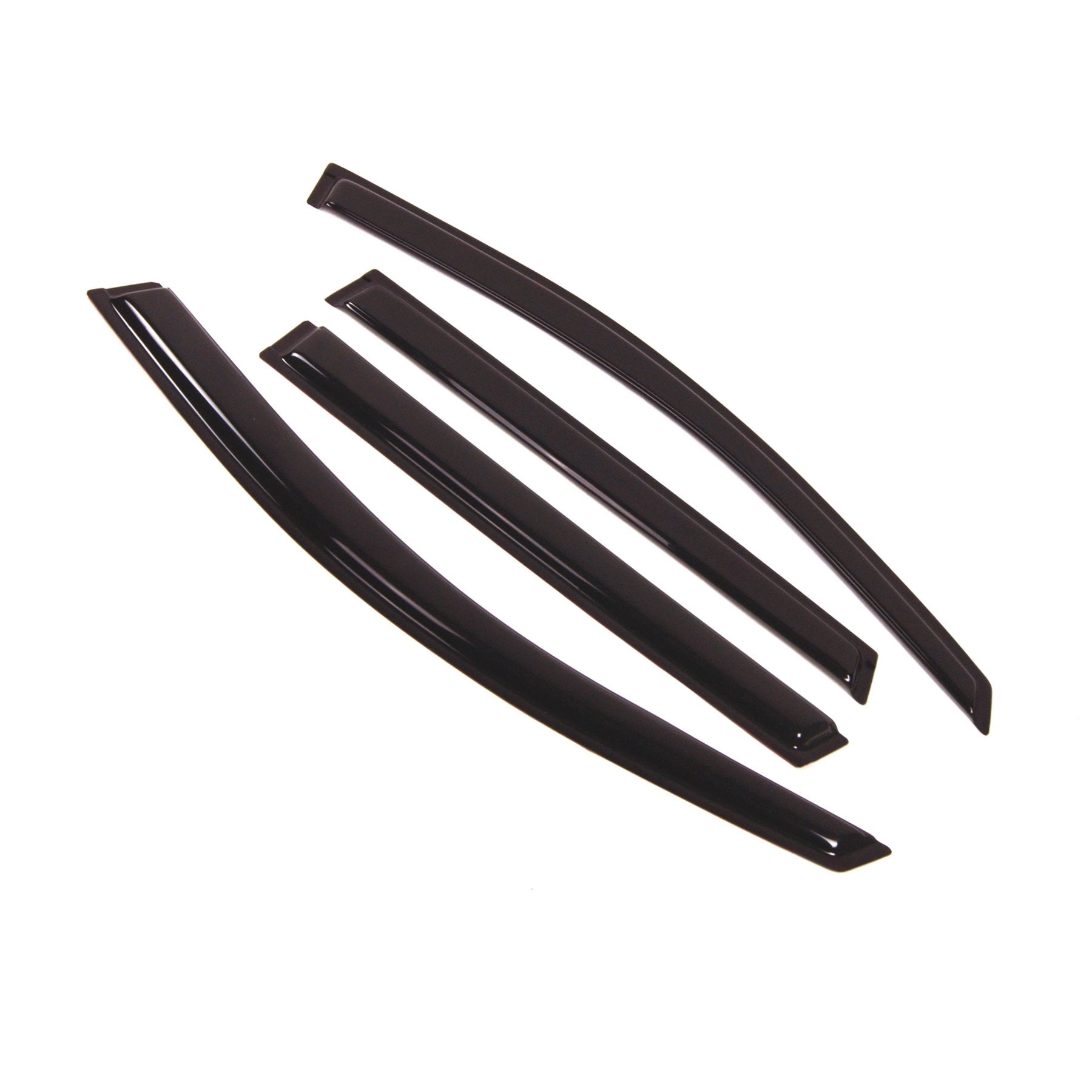 Car Window Rain Guard | Outside Mount Visors Auto Side Window Deflectors | Windows Visor Rain Shields Compatible With 2009-2017