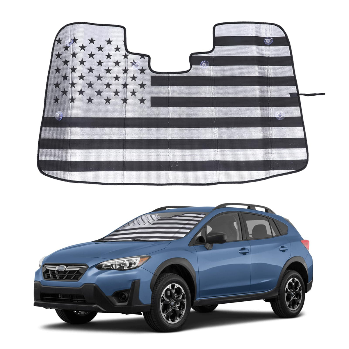 Windshield Sunshade for Subaru Crosstrek 2024-2025 Front Windshield Sun Shade Foldable Reflective Sun Visor Custom Sunscreen UV 