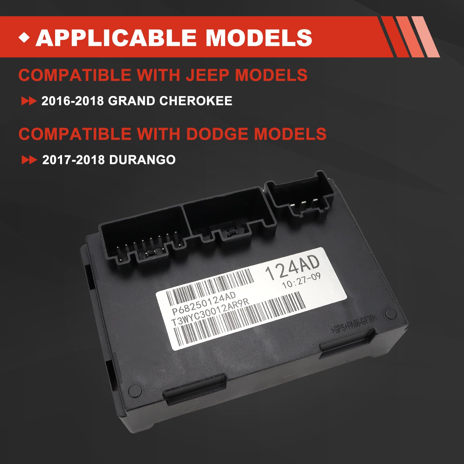 COUNCROSS 2-Speed Transfer Case Control Module Compatible with Jeep Grand Cherokee 2016 2017 2018 Transfer Case Module Fit for D