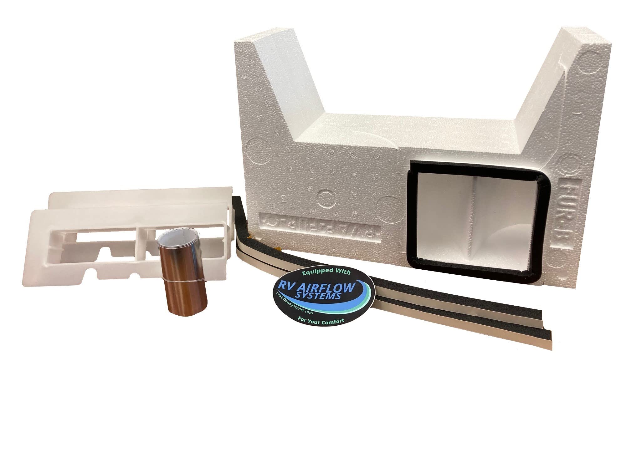 Rv Airflow Systems For Furrion Chill Ac Diverter – Increase The Volume Of Air From Your Ac Into Your Hot Rv, Making You Colder Faster– Vent Filter Accessory Replacement Unit