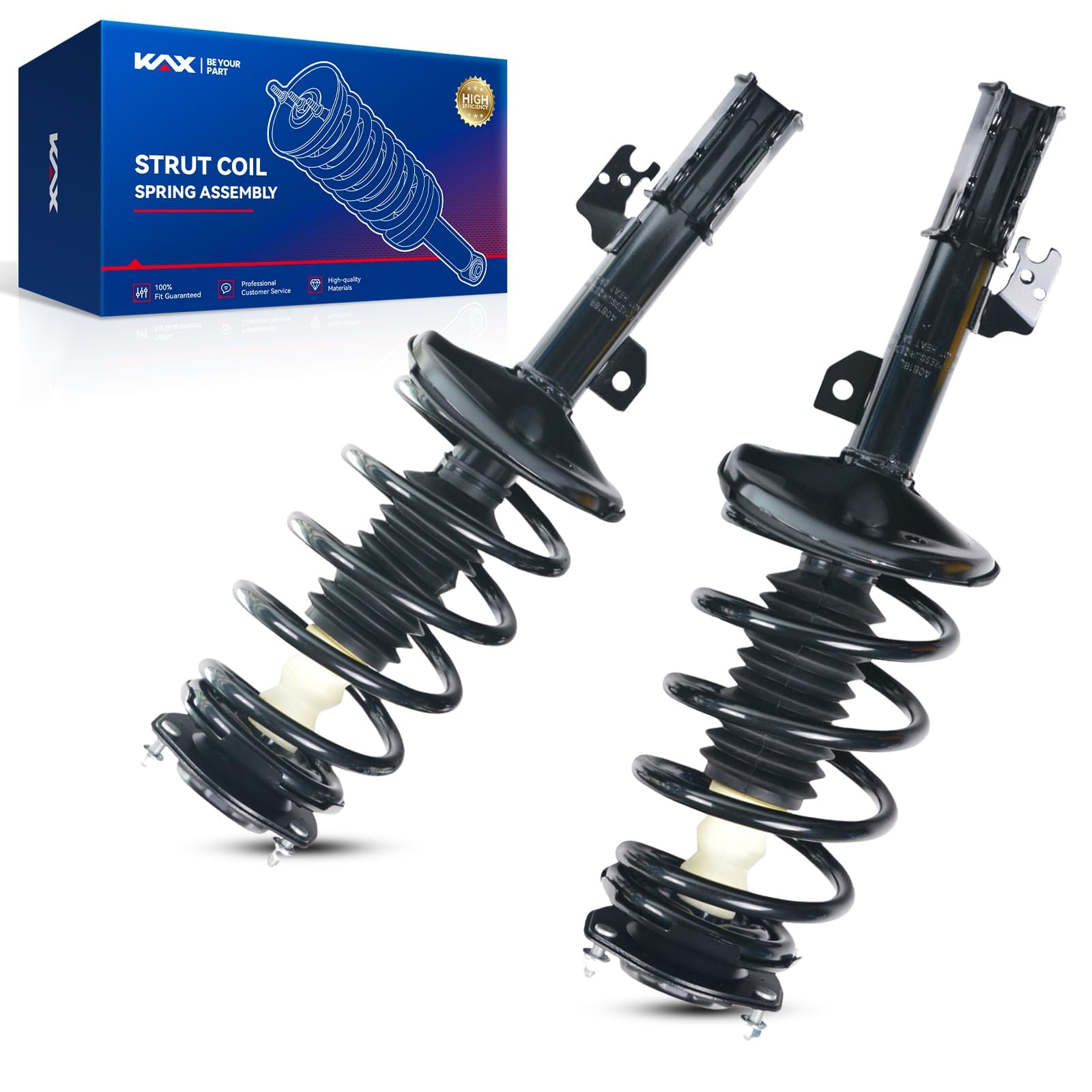 KAX Front Quick Struts for Toyota Sienna 2004 2005 2006 Front Shocks Complete Struts Assembly with Coil Spring Set of 2, Replace