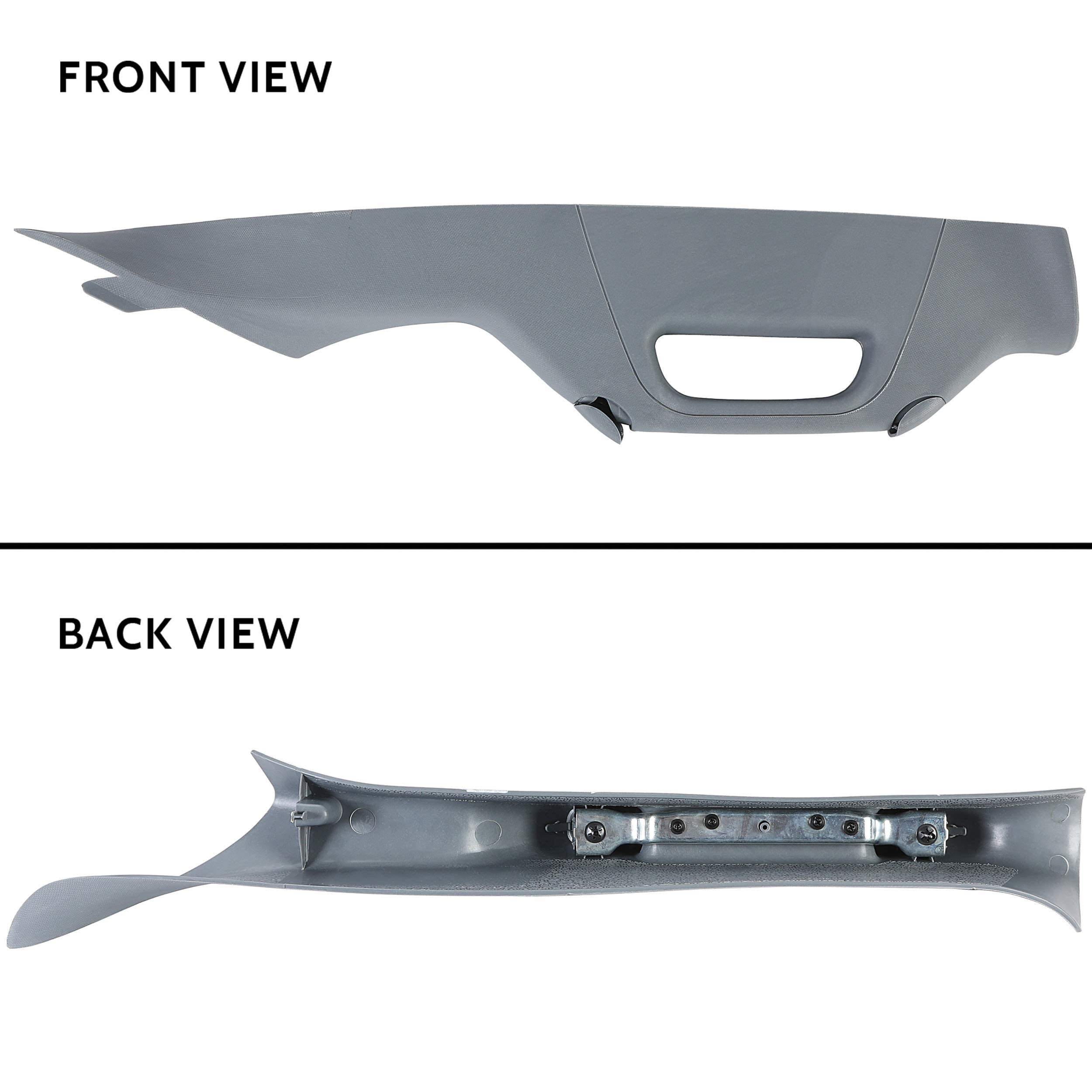 ECOTRIC A Pillar Grab Handle Interior Trim Compatible with 2011-2015 Ford F250 F350 F450 F550 Super Duty Replacement for BC3Z-25