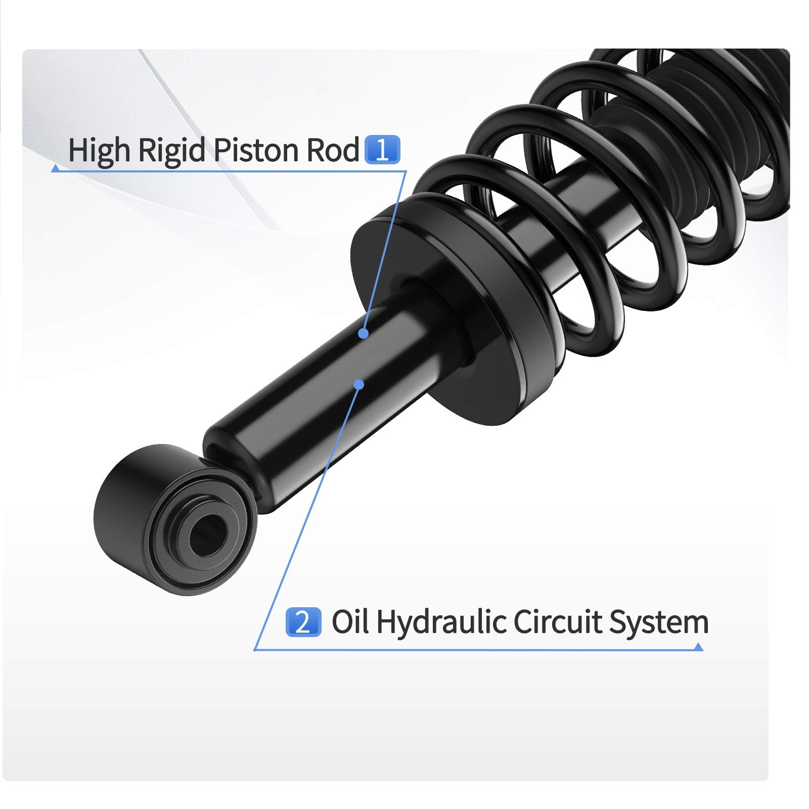 Yitamotor Front Complete Struts Shocks Suspension Compatible With 2009-2013 Ford F150 4Wd