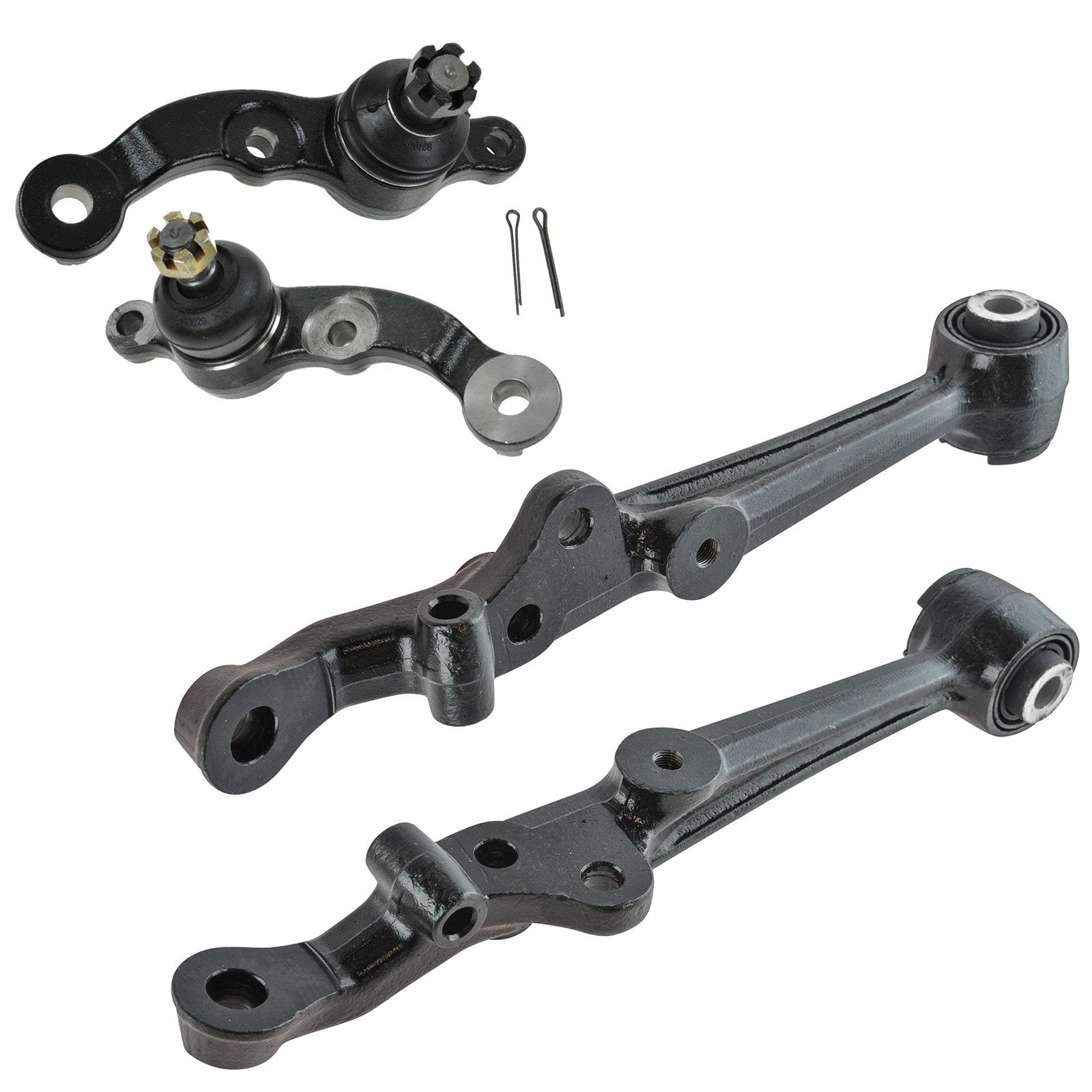 TRQ Front Lower Control Arm with Ball Joint Set Compatible with 1995-1997 Lexus LS400