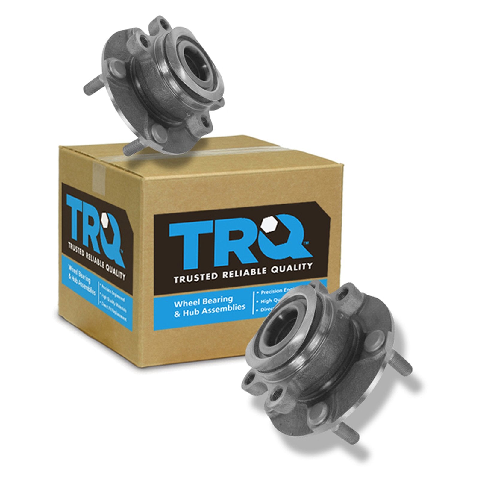 Trq Front Wheel Hub Bearings Assembly Set Compatible With 2008-2013 Nissan Rogue 2014-2015 Rogue Select 2007-2012 Sentra