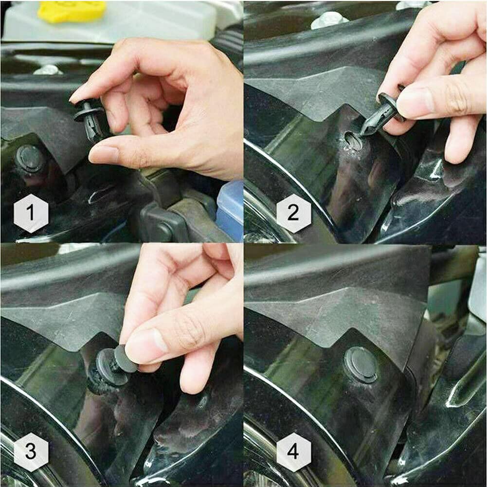 Qymoto Cfmoto Plastic Rivets Push Pins For Cfmoto Uforce Zforce Cforce Utv Plastic Hood Fender Clips Body Rivets,9060-040310 (20