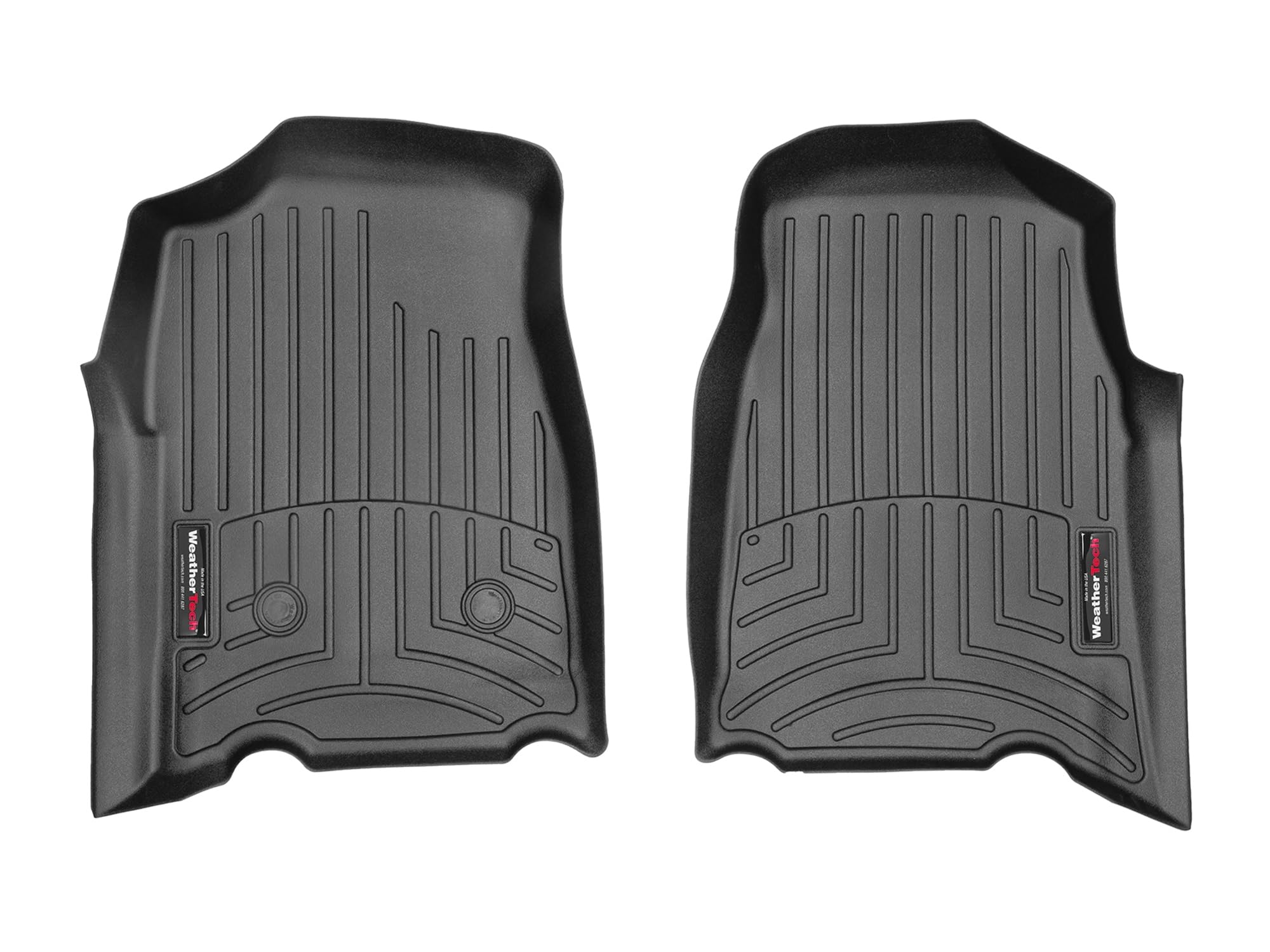 WeatherTech Custom Fit FloorLiners for Canyon, i-Series, Colorado - 1st Row (440761), Black