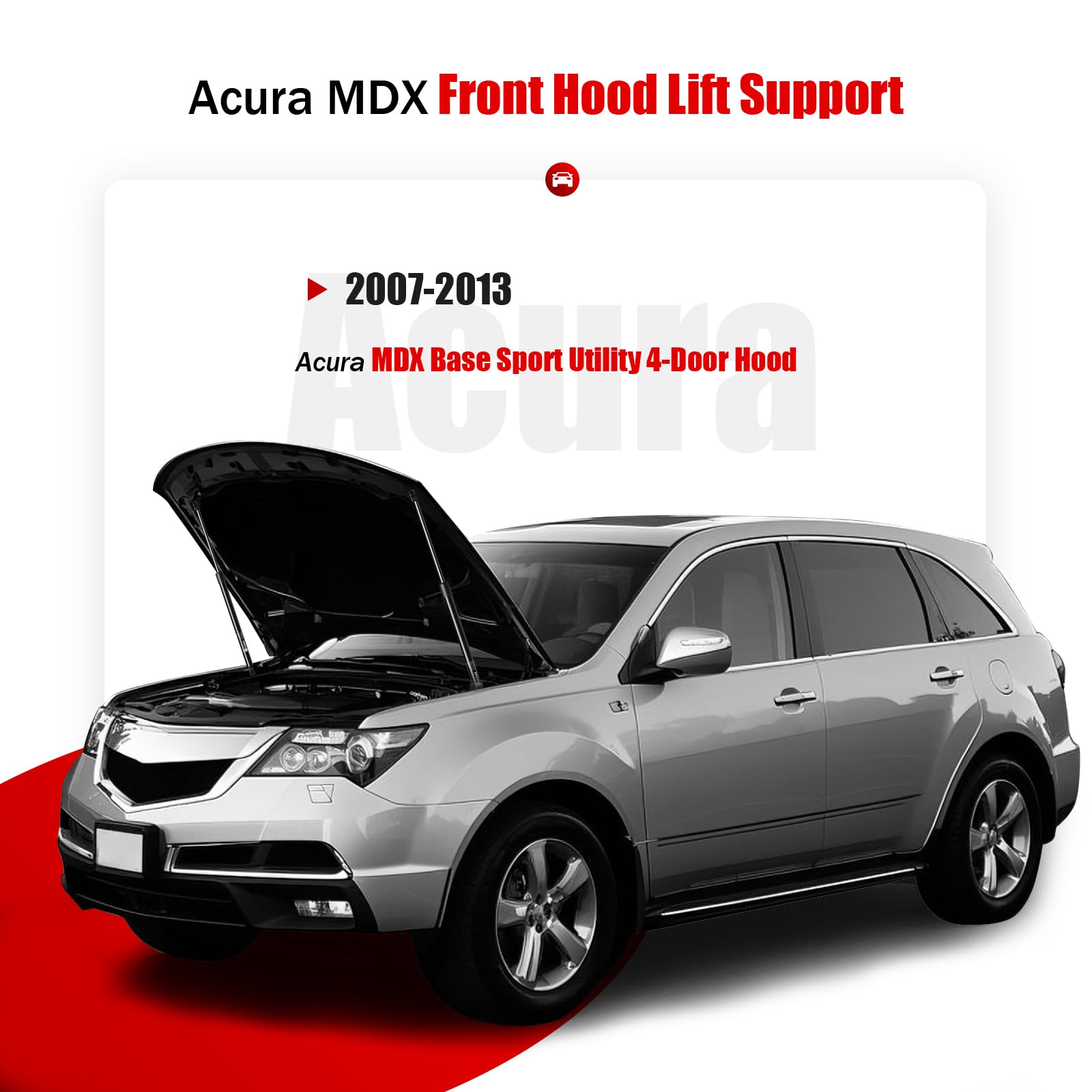 Iaqwe Pm1109 Replacement Parts Hood Gas Struts Lift Supports Front Fit For Acura Mdx 2007 2008 2009 2010 2011 2012 2013 Base Spo