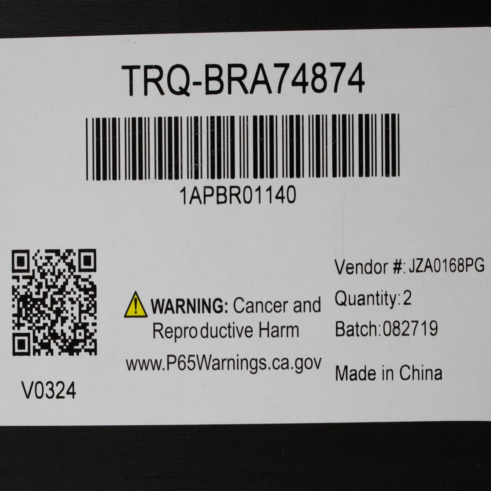 Trq Brake Rotors Set Performance Premium G-Coated Slotted X Drilled Compatible With 97-07 Chrysler Town & Country 00 Voyager 00-