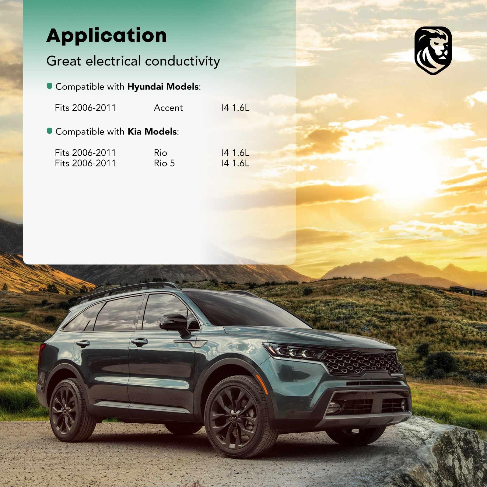 Set Of 4 Ignition Coils Pack For 2006-2011 Hyundai Accent Kia Rio Rio5 I4 1.6L