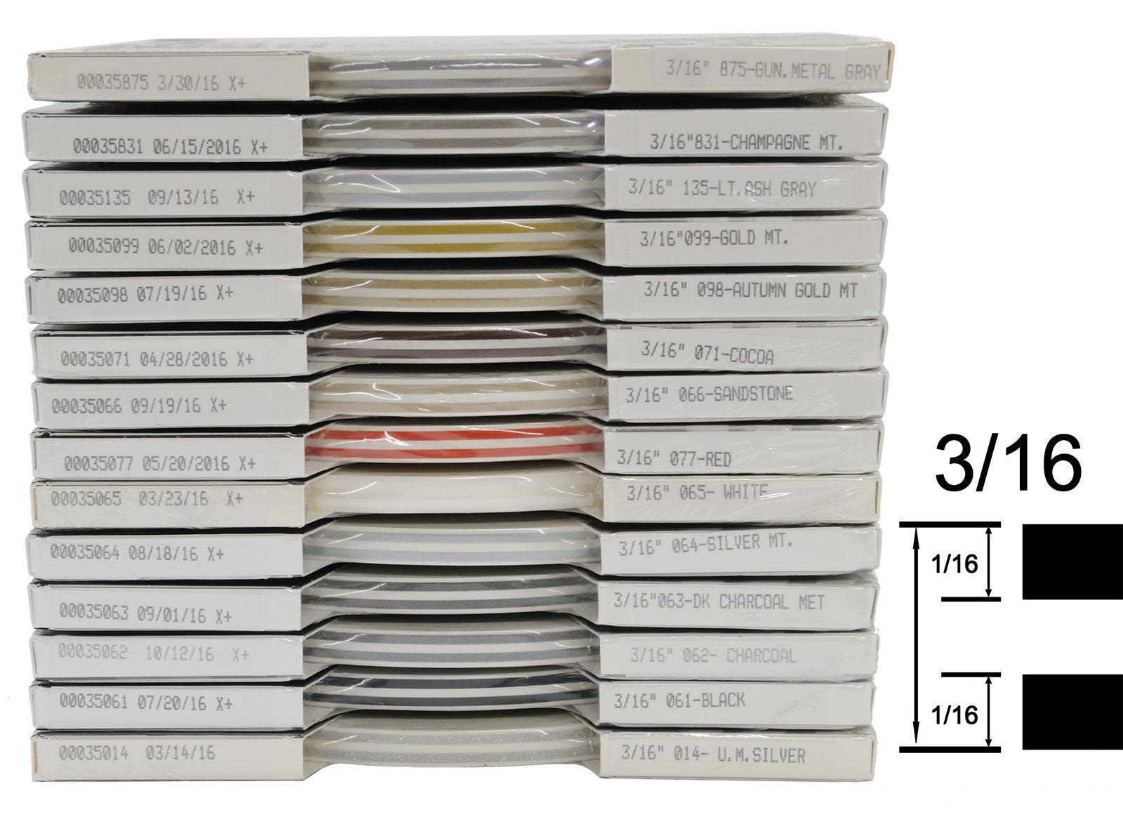 Universal TFX 0003089 - Auto Customizing Dual Pinstripe - 3/16&quot; x 150' (1/16” Stripe, 1/16&quot; Gap, Then 1/16” Stripe) - 089-Burgundy