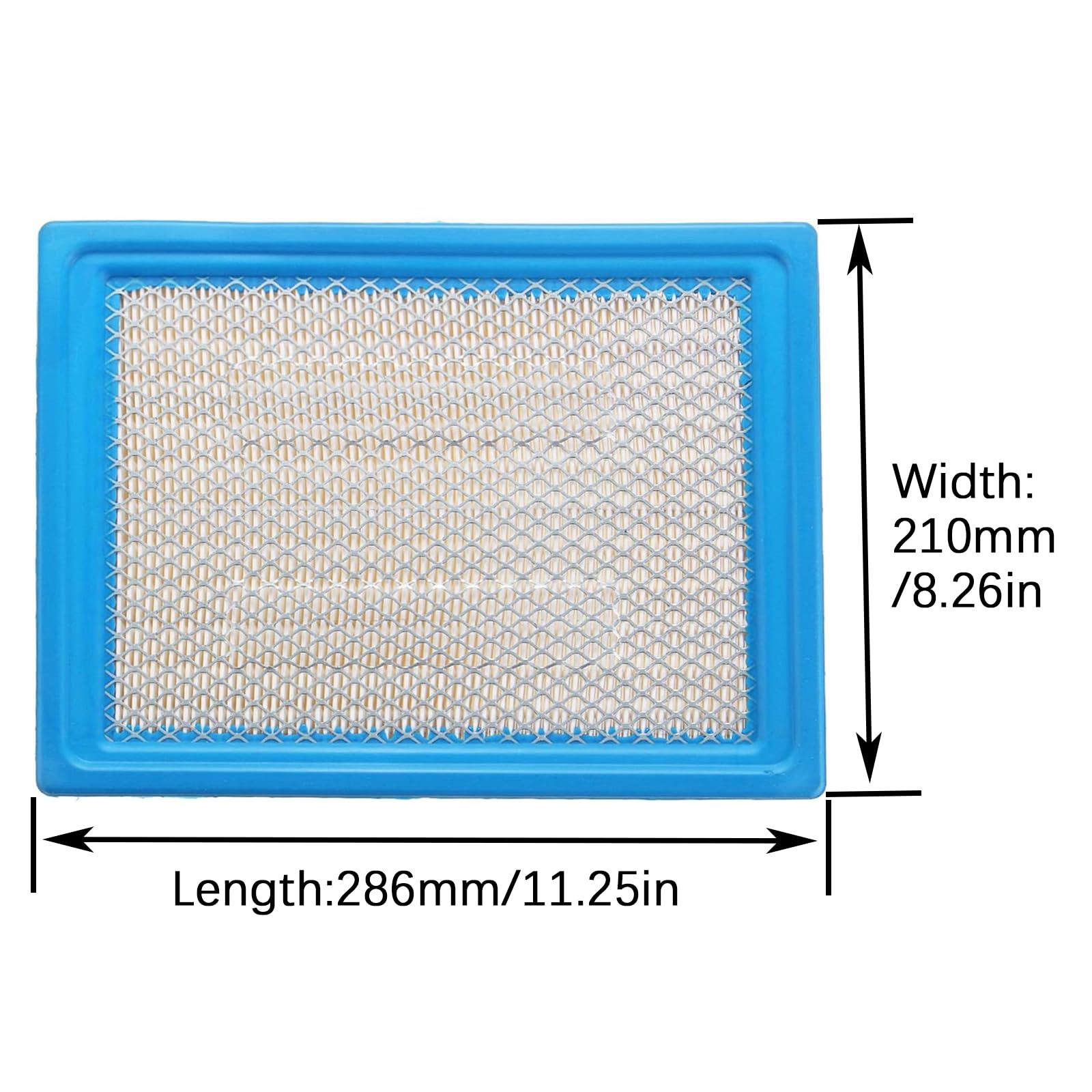 Replaces Part 7081706 Main Air Filter For 2012-2019 Polaris Ranger Rzr 570 900 1000 Xp Crew Diesel