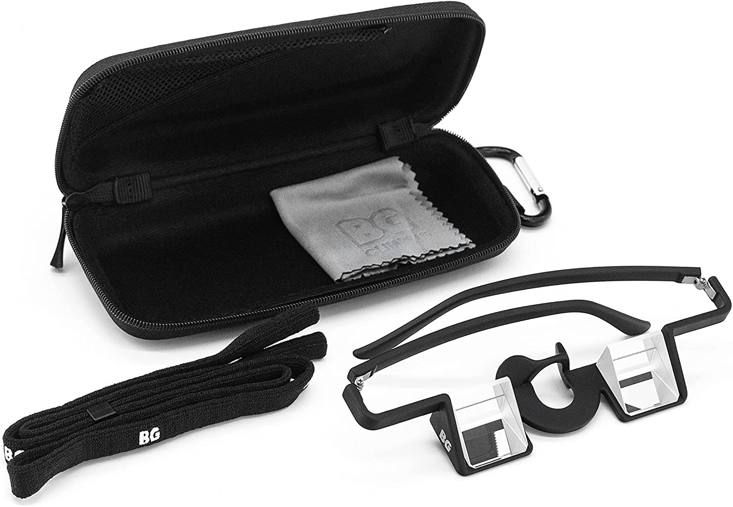 BG Climbing Belay Glasses for Rock Climbing - Black - Model 123456