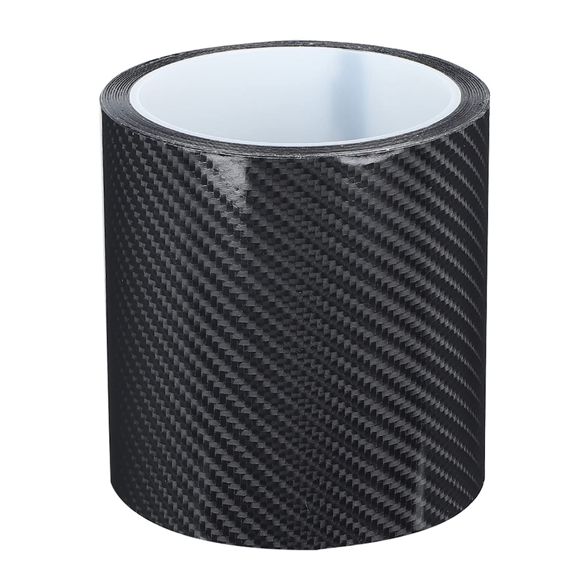 Black Carbon Fiber Tape, Car Door Edge Guard Protective Anti-Scratch Film Sticker Automobile Accessory Universal(10Cm*3M)
