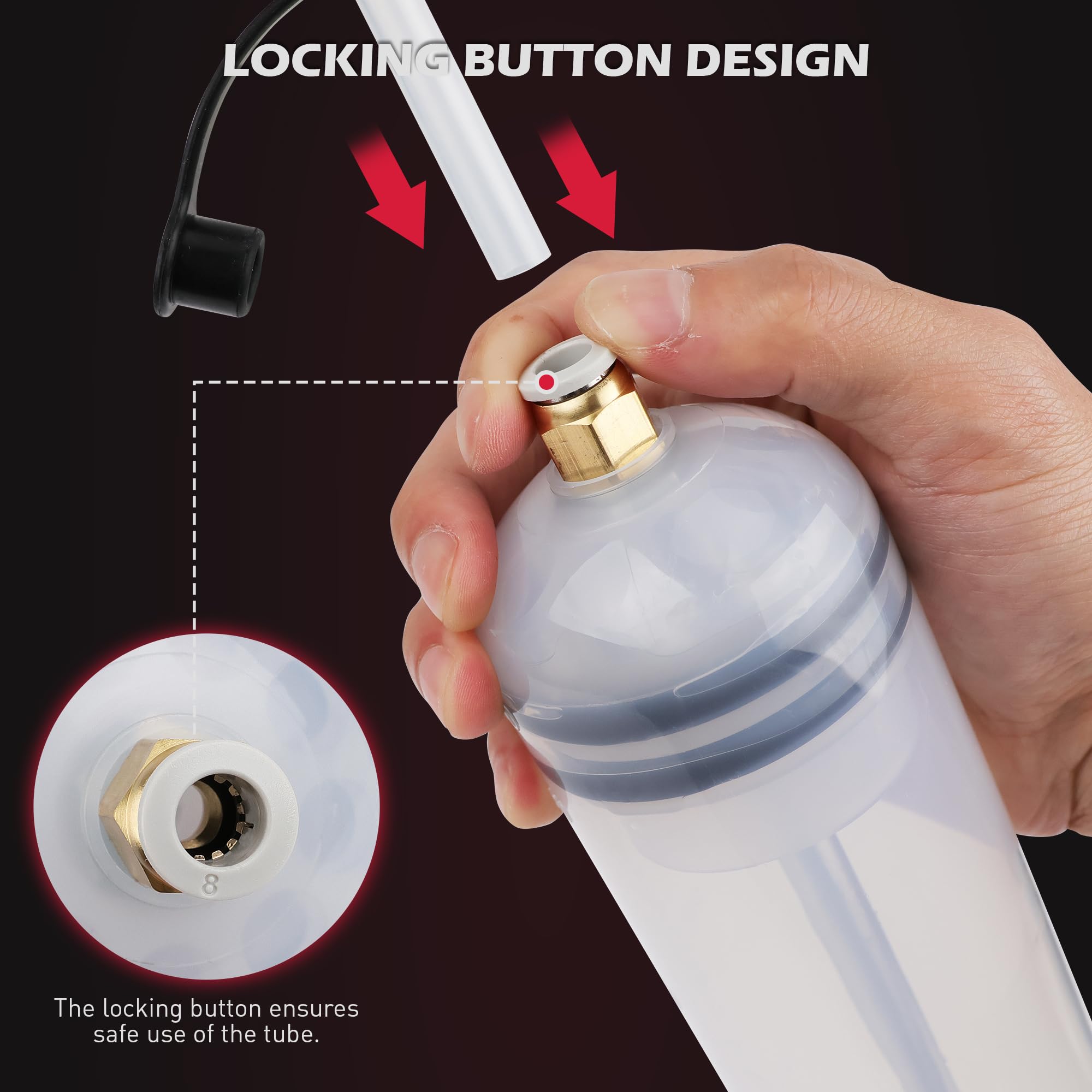 Sedy Fluid Extractor Multi-Purpose Oil Syringe With 500Cc, Oil Suction Pump, Manual Extraction And Filling Pump, Automotive Oil