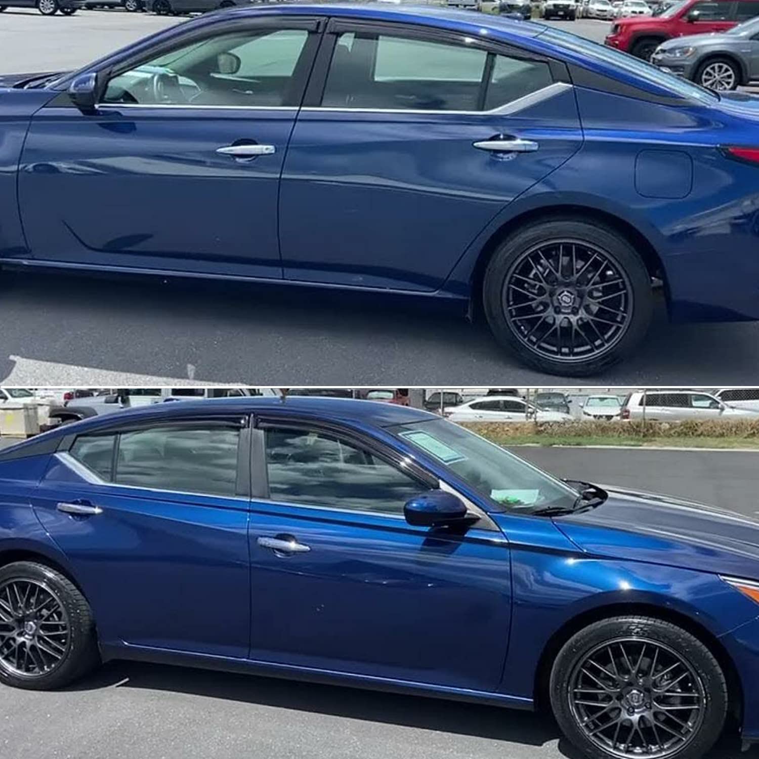 Side Window Visor Vent Deflectors Rain Guards for 2019 2020 2021 2022 2023 2024 2025 Nissan Altima Sun Visors Wind Shade Right L