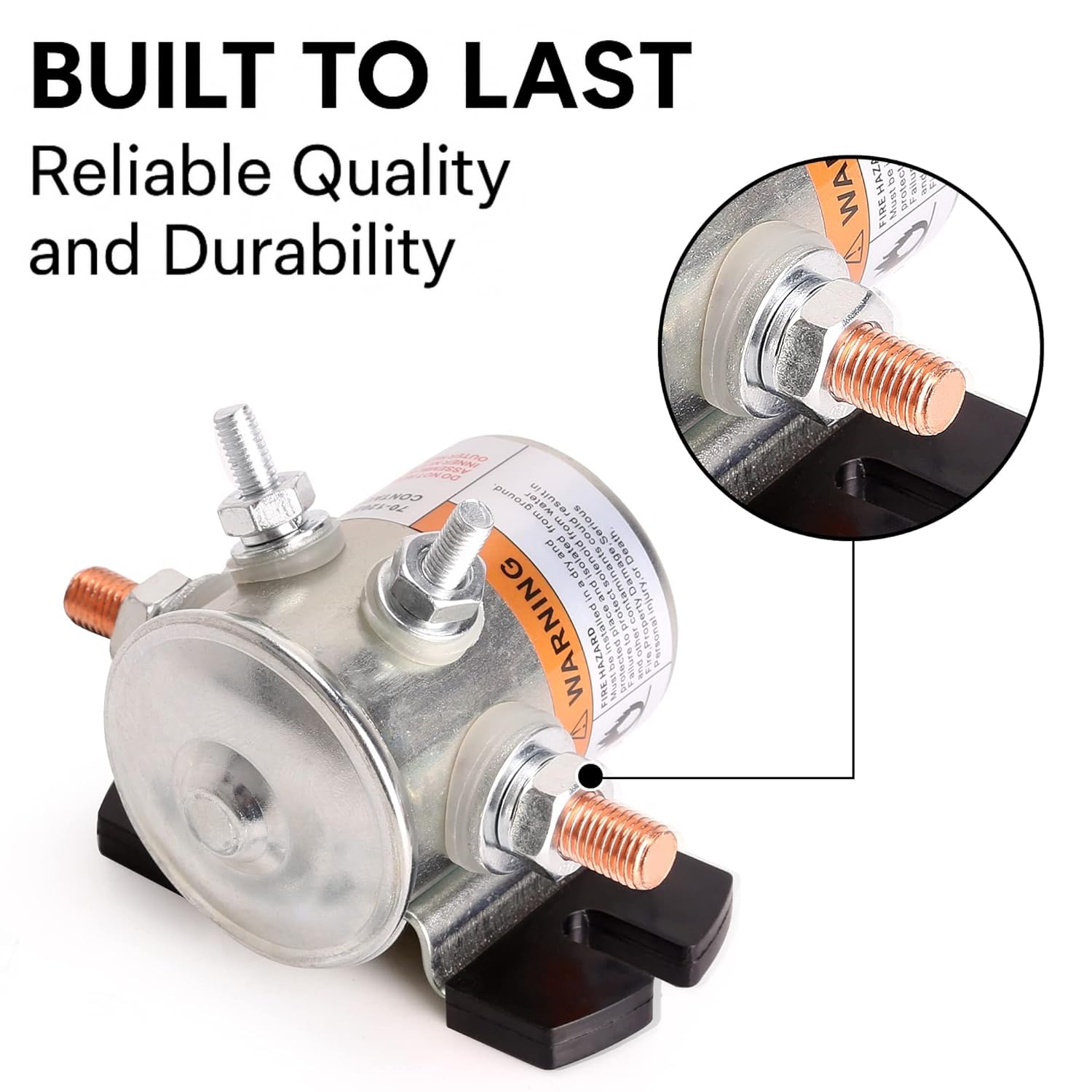 Genuine OEM Replacement 36V Solenoid 70-120224 - Fits EZGO TXT, Medalist, Marathon Golf Cart & Melex Electric Vehicles - 36 Volt