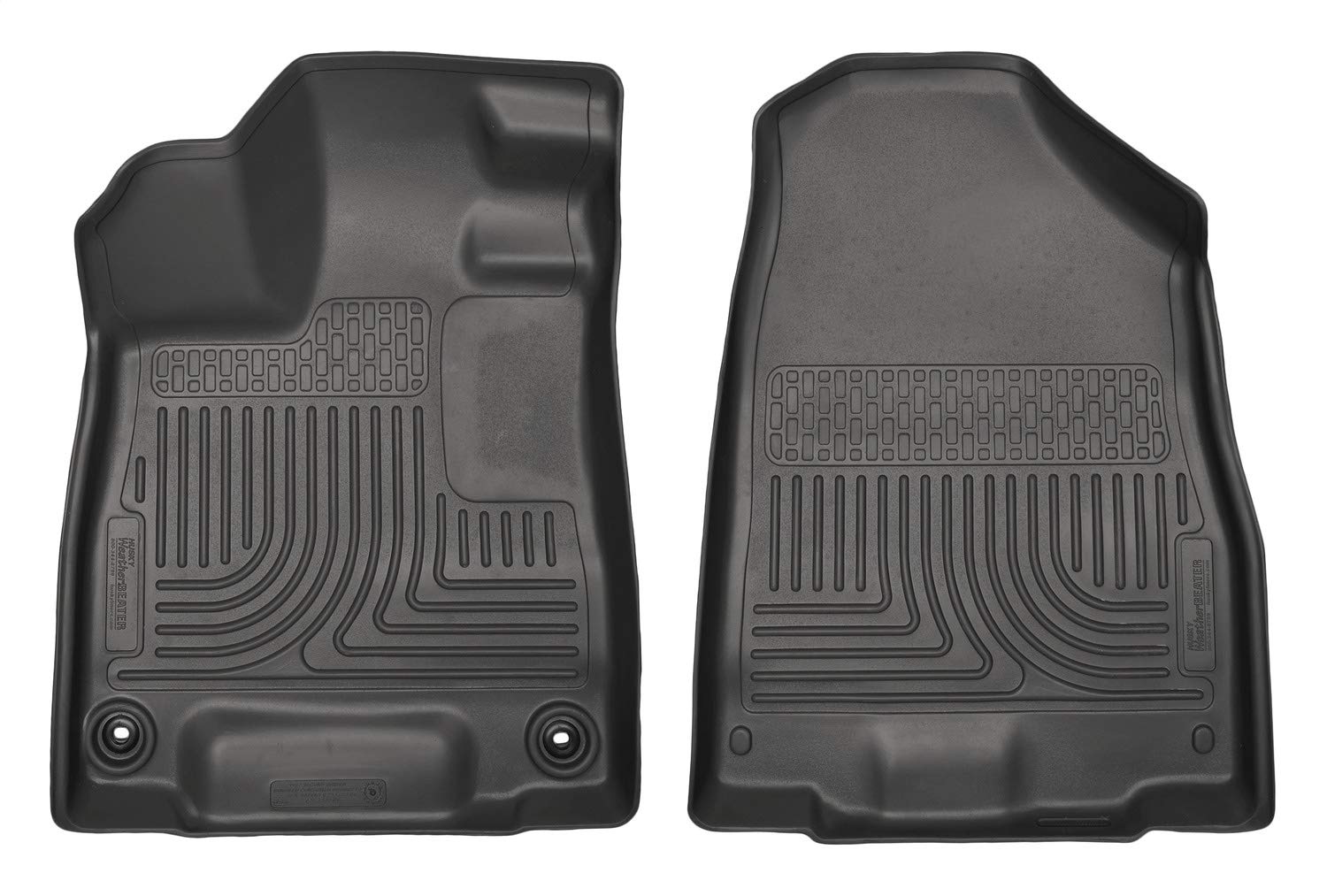 Husky Liners Weatherbeater Floor Mats | Fits 2014-2020 Acura Mdx | Front Row, 2-Pc Black - 18401