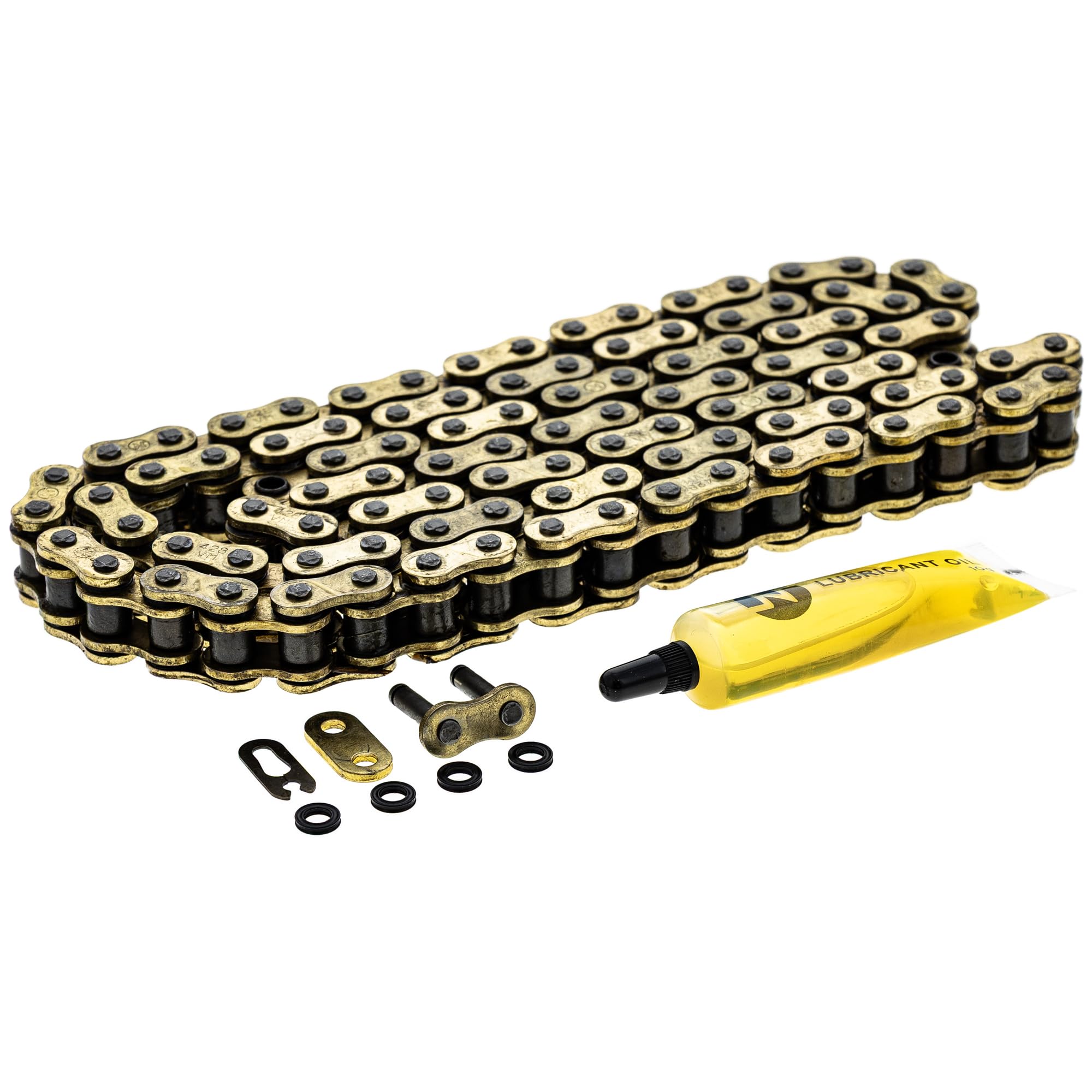 Niche Gold 428 X-Ring Chain 104 Links With Connecting Master Link