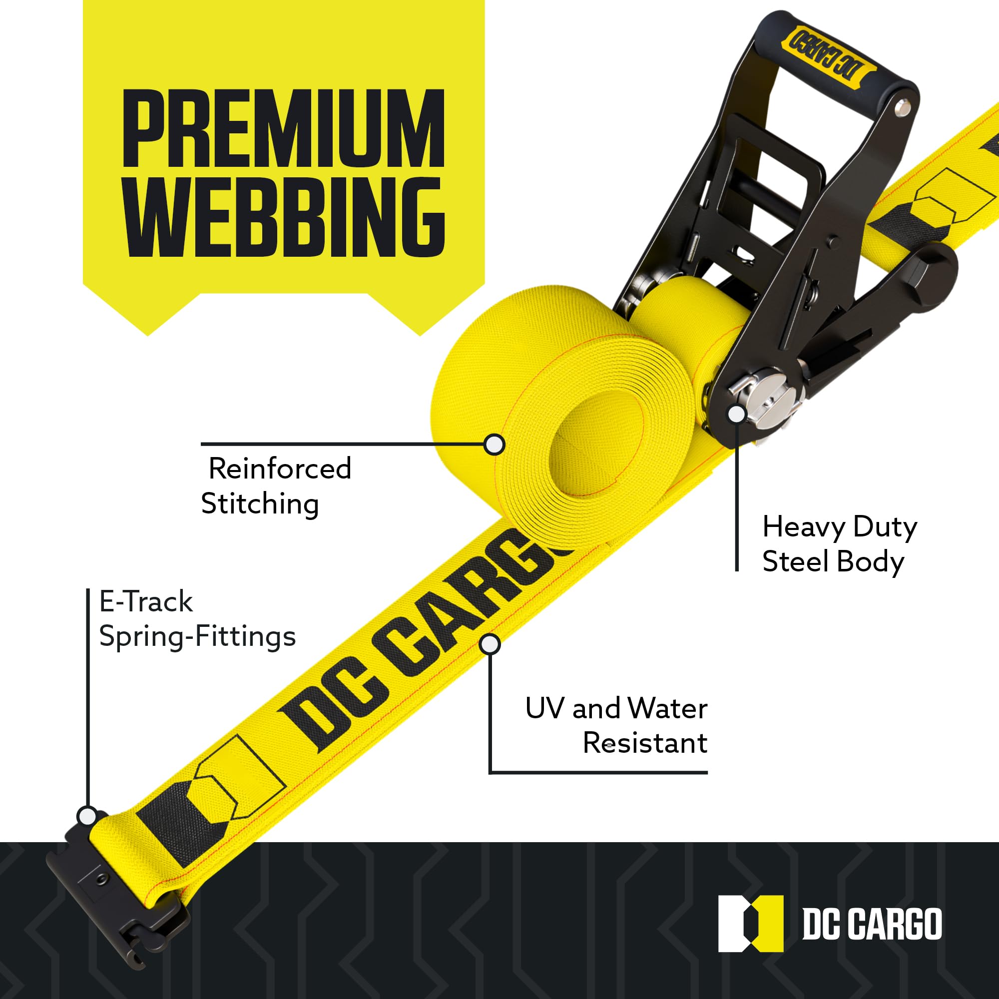 Atv & Utv Wheel Chock Tie Down Kit - 2 Tire Kit With 4X E-Track Wheel Chock, 2X Utv Wheel Tie Down Straps - Utv Tie Down System