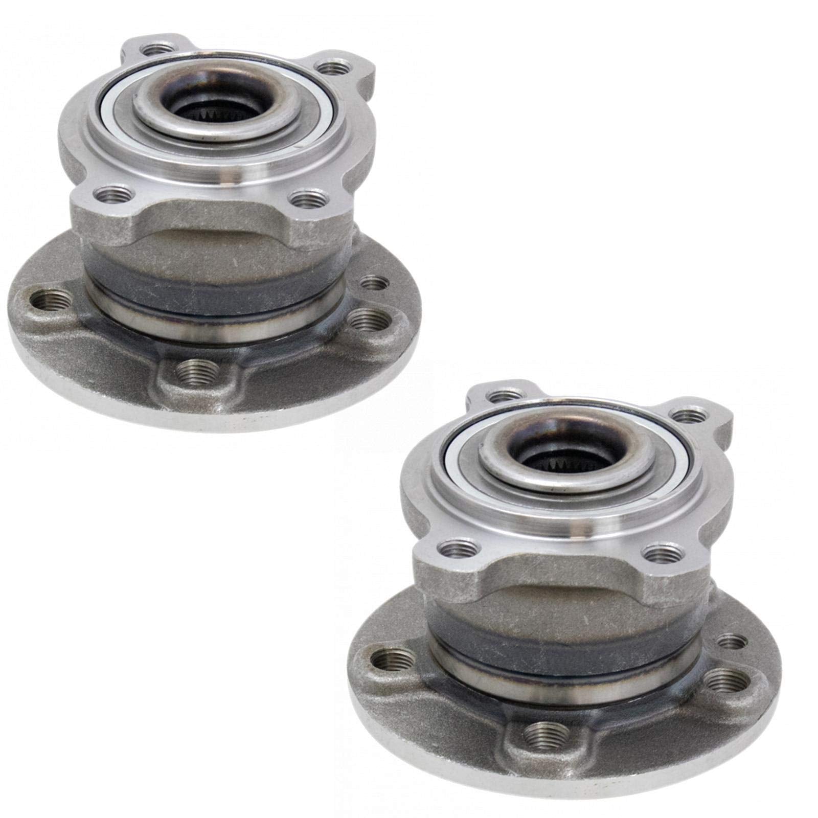 Trq Rear Wheel Hub Bearings Assembly Set Compatible With 2010-2017 Volvo Xc60