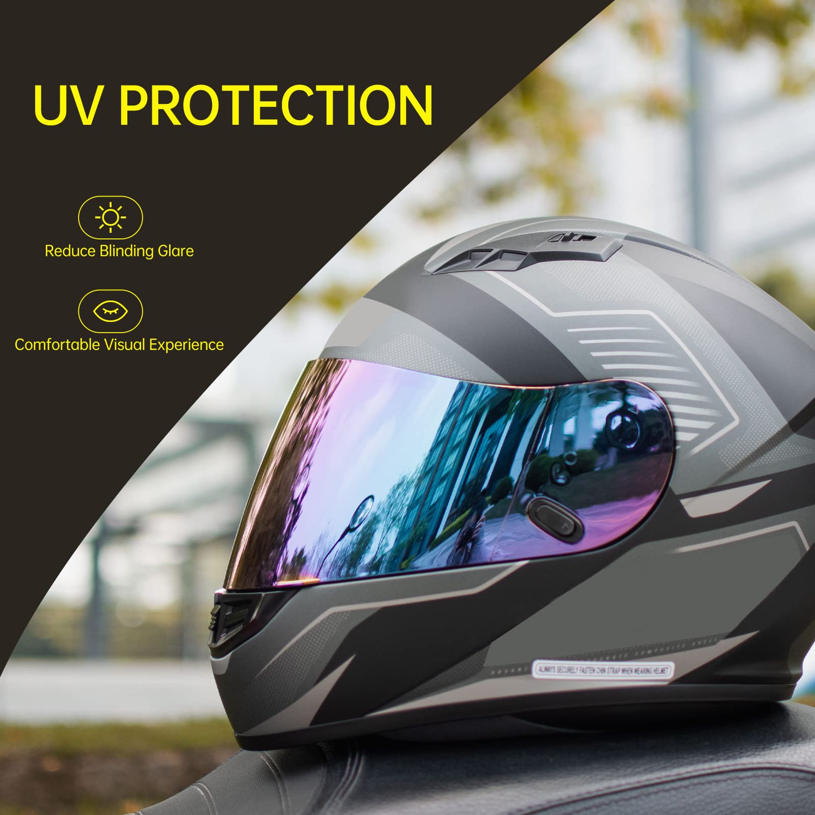 Soman CL-17 Visor Replacement, HJ-09 Face Shield Compatible with CL-16 CL-15 CL-SP CS-R1 CS-R2 CS-R3 AC-12 FS-10 FS-15 FG-15 IS-